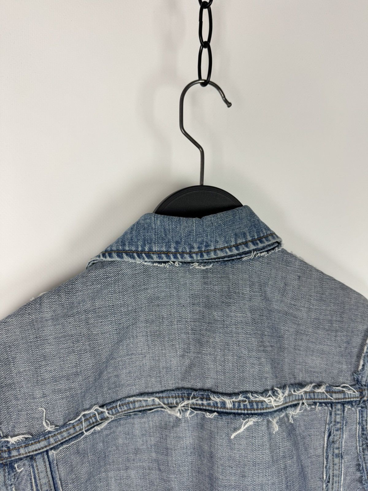 H&M × Maison Margiela SS12 Maison Margiela x H&M Distressed Reverse Denim Jacket Size US S / EU 44-46 / 1 - 13 Thumbnail