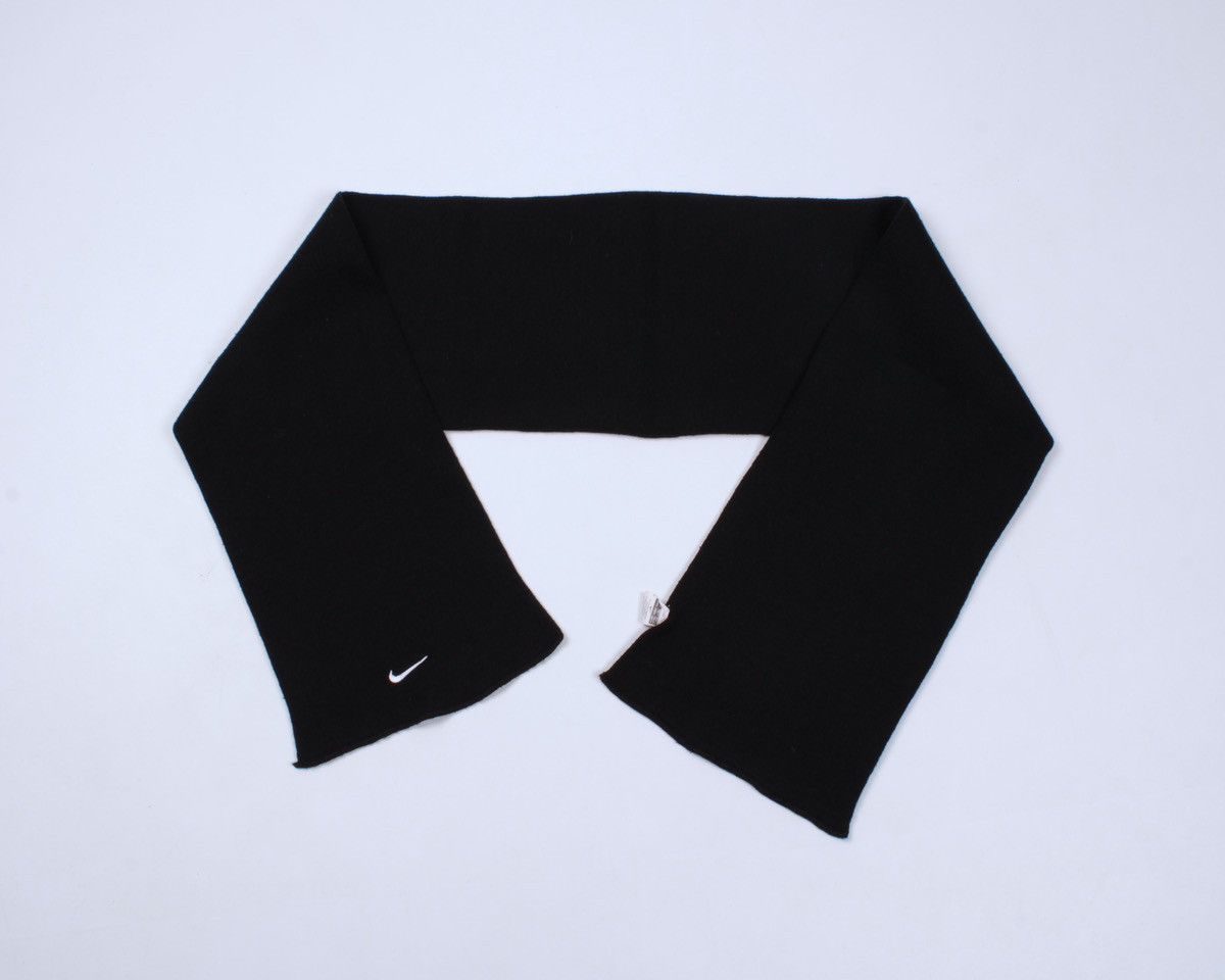Nike × Vintage NIKE Vintage Knitted Front Embroidered Logo Swoosh Scarf Size ONE SIZE - 2 Thumbnail