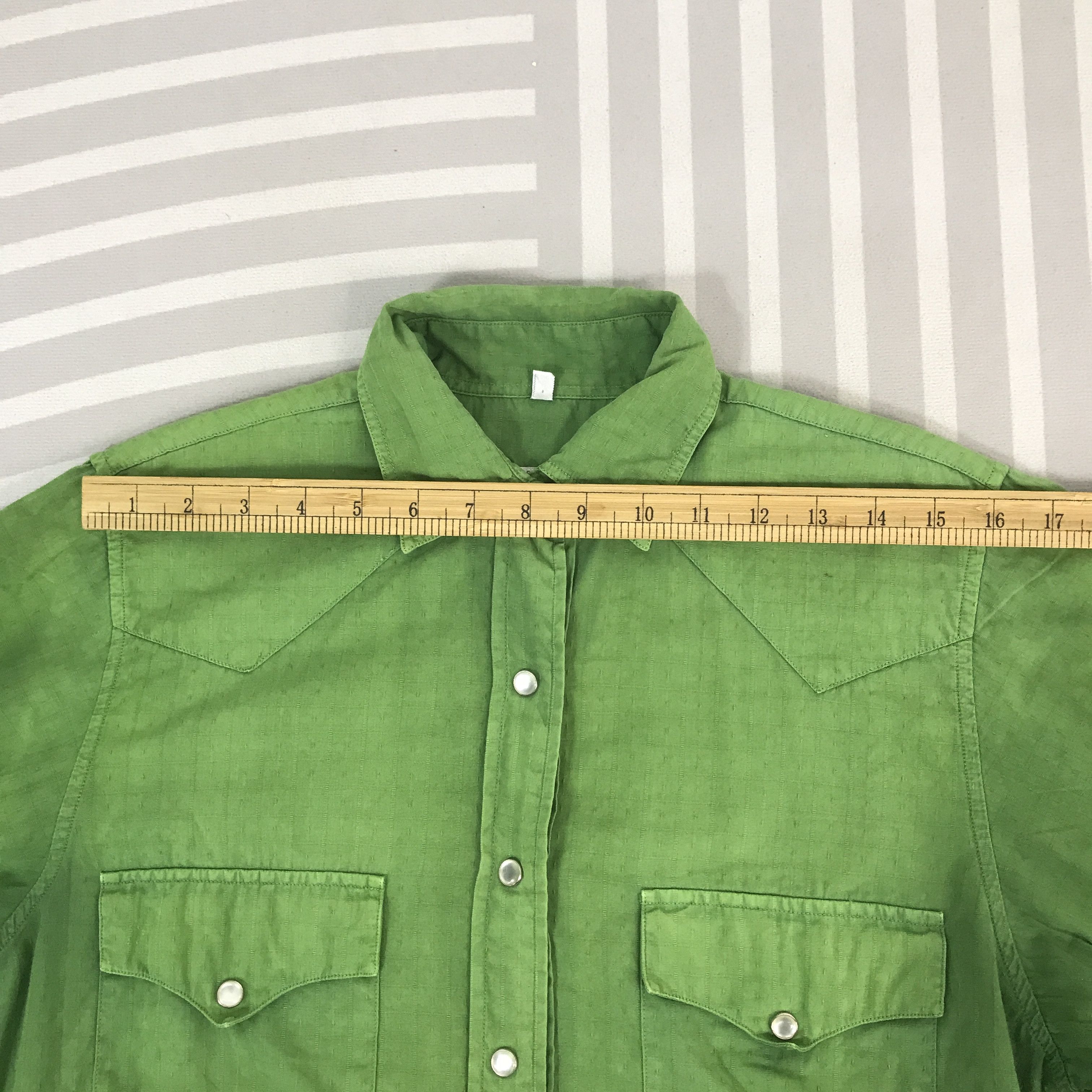 Armani × Giorgio Armani Vintage Giorgio Armani snap Button up long sleeve shirt Size US M / EU 48-50 / 2 - 5 Thumbnail