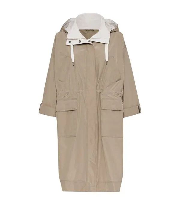 Brunello Cucinelli o1la1rc1a0325 Jacket Water Resistant in Grey Size XL / US 12-14 / IT 48-50 - 1 Thumbnail