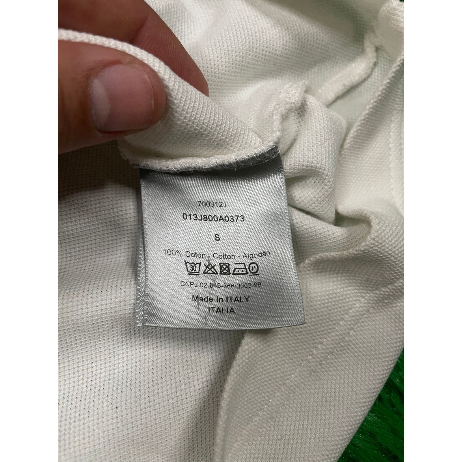 Dior Dior CD Logo Polo White Small Used Size US S / EU 44-46 / 1 - 4 Thumbnail