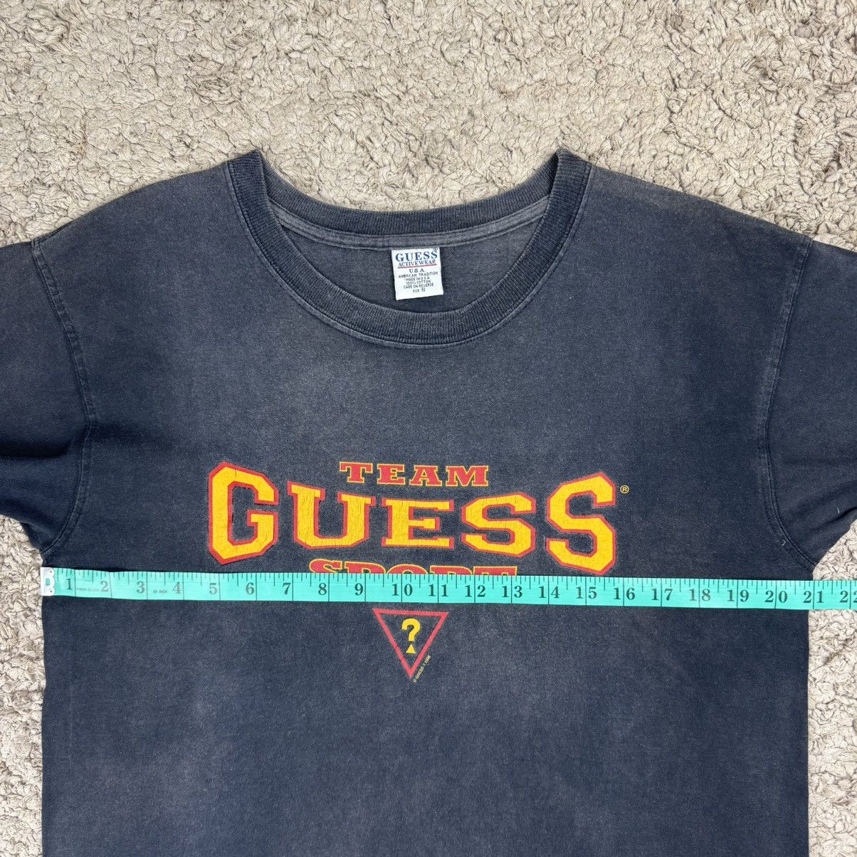 Guess Vintage 90’s Faded Team Guess Sports 1996 Spellout T-shirt Size US S / EU 44-46 / 1 - 12 Thumbnail