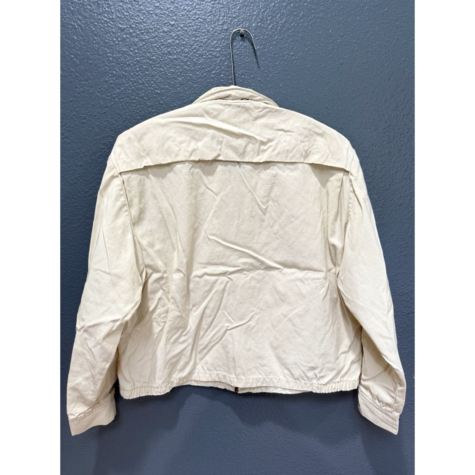 Vintage VINTAGE Par Four Windbreaker Jacket Mens Zip White 40 USA Made Size US XXS / EU 40 - 5 Thumbnail
