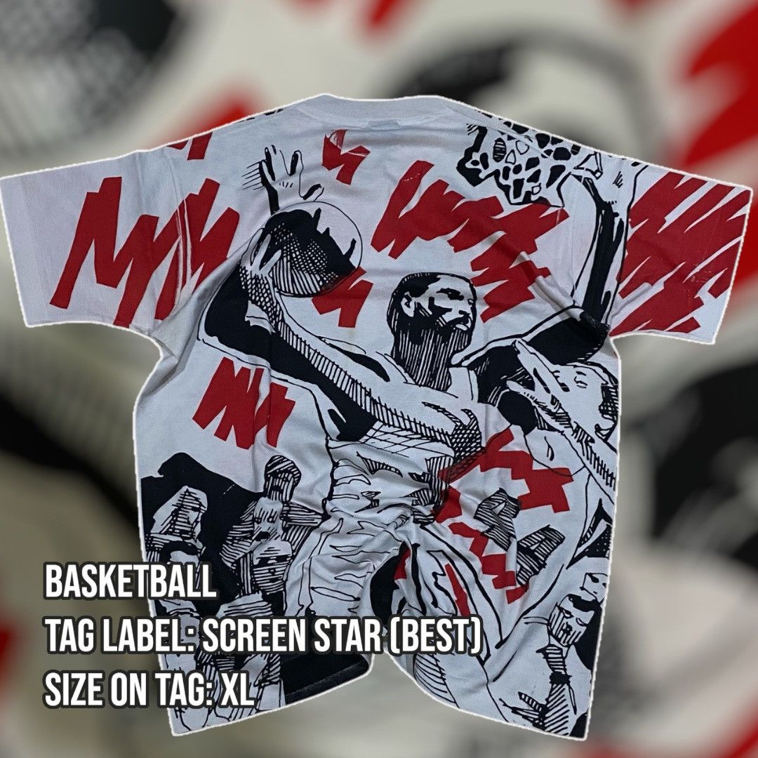 Vintage Basketball Ovp Tshirt Size US XL / EU 56 / 4 - 1 Thumbnail