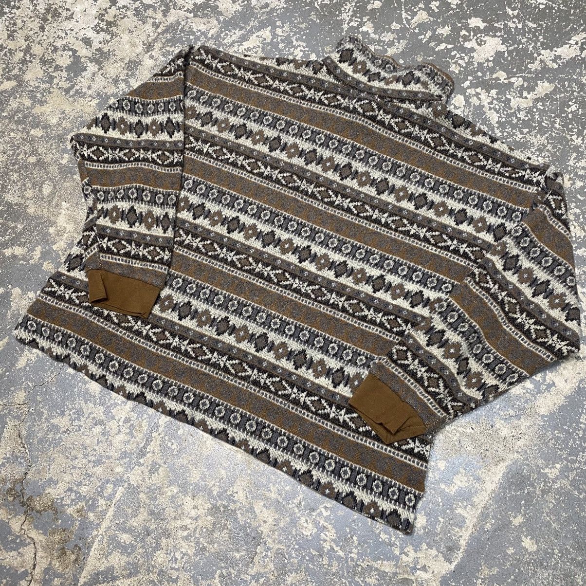 Vintage Vintage B.Moss Aztec Sweater Collared Zip Long Sleeve USA Size US L / EU 52-54 / 3 - 8 Thumbnail