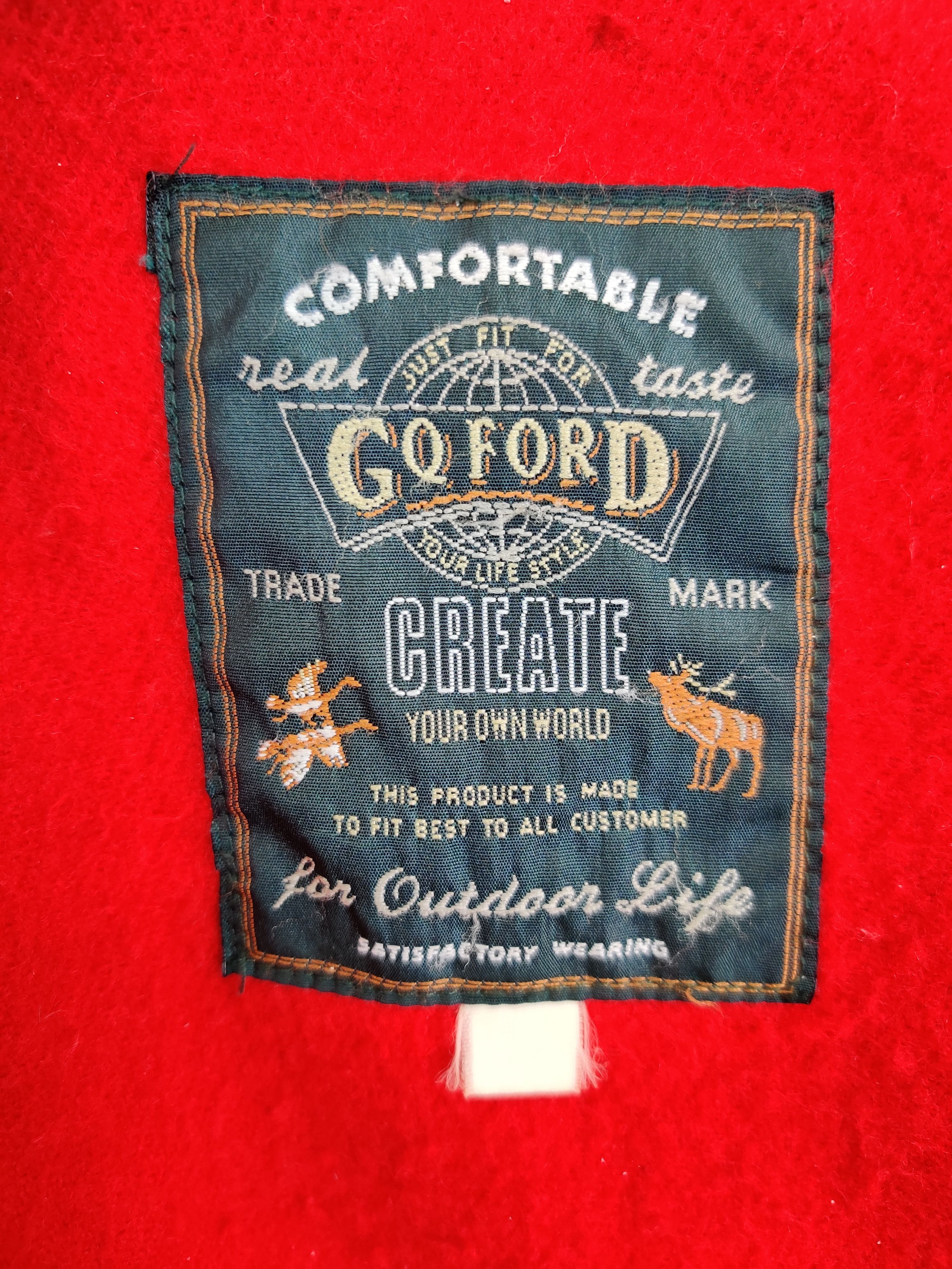Japanese Brand Vintage 90's Go Ford Canvas Jacket Size US L / EU 52-54 / 3 - 17 Thumbnail