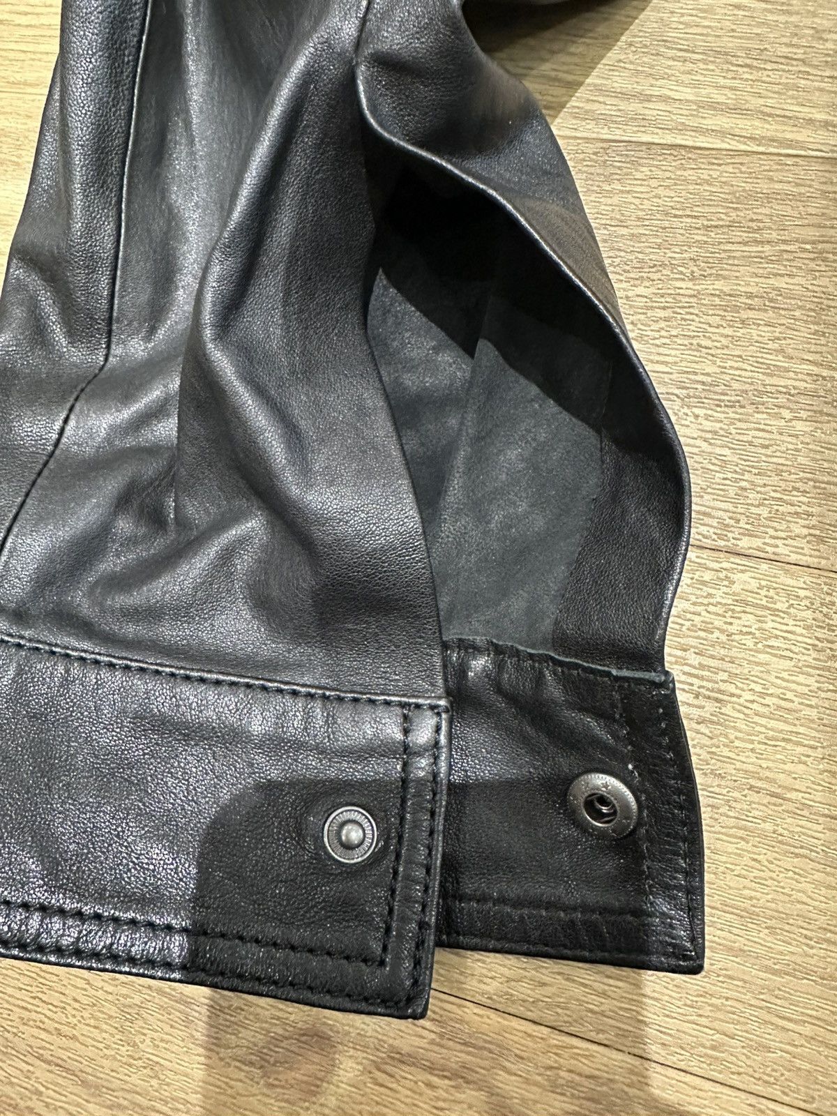 Zara STEVEN MEISEL leather shirt Size US L / EU 52-54 / 3 - 6 Thumbnail