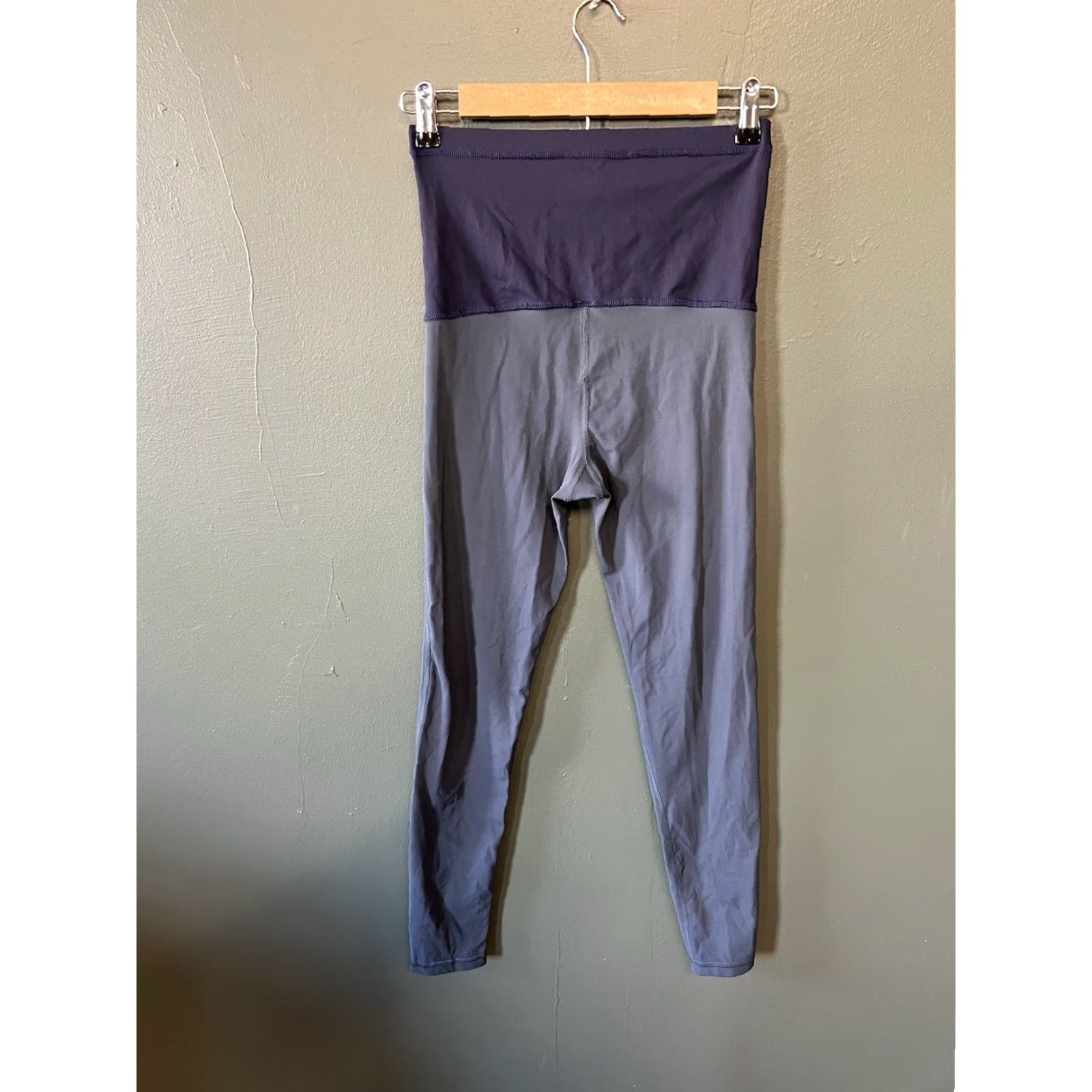 Vintage PinkBlush Leggings Womens Maternity Small Blue Ankle Size S Size 28" / US 6 / IT 42 - 2 Thumbnail
