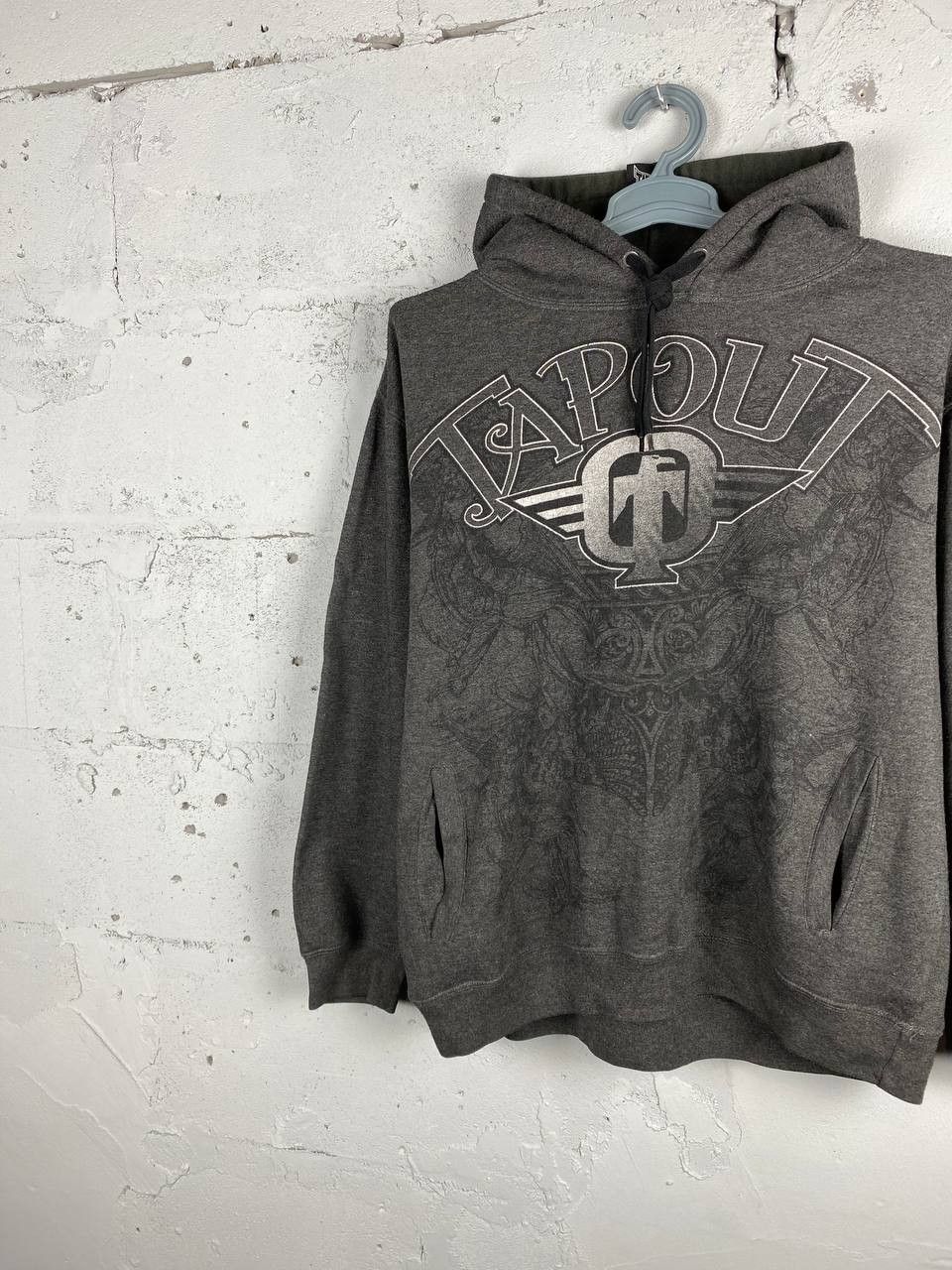 Tapout Vintage TapOut Y2K Grunt Grunge Tap Out Hoodie Sweat Size US XL / EU 56 / 4 - 2 Thumbnail