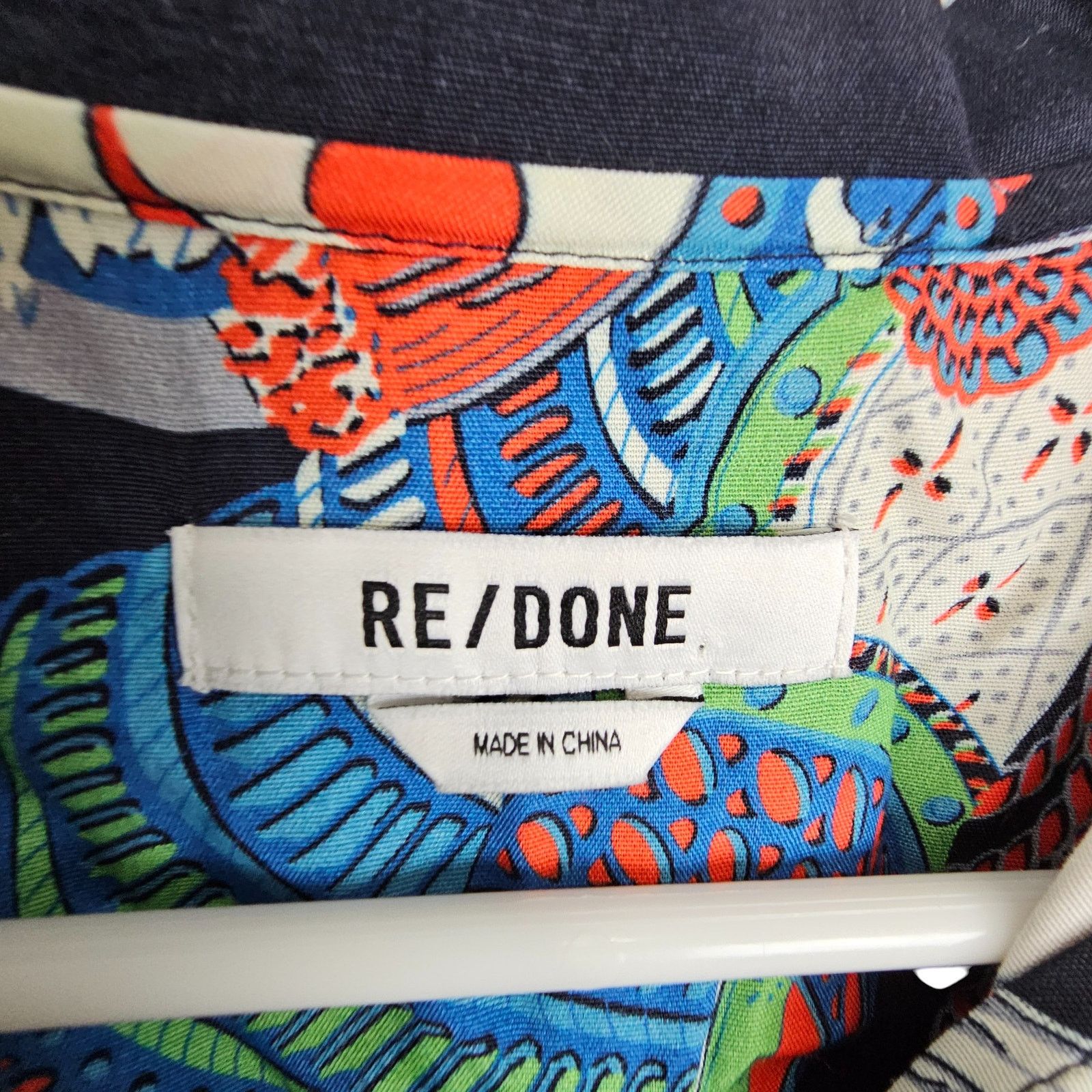 RE/DONE Re/DoneWomens Japanes Tsuru Hawaiian Crane Shirt Size M Bird Size M / US 6-8 / IT 42-44 - 7 Thumbnail