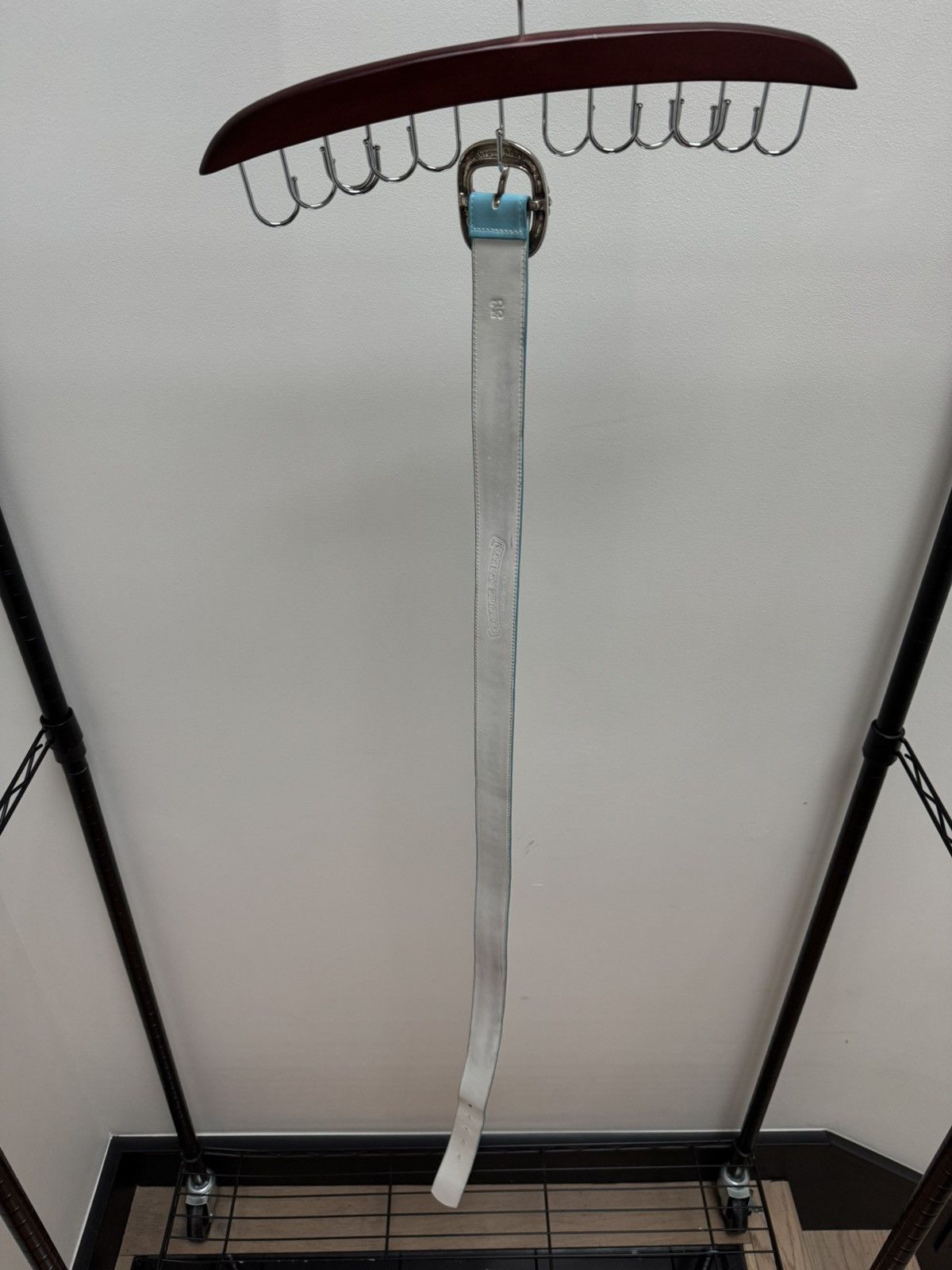 Chrome Hearts Chrome Hearts Cyan Gunslinger Belt Size 38 - 9 Thumbnail
