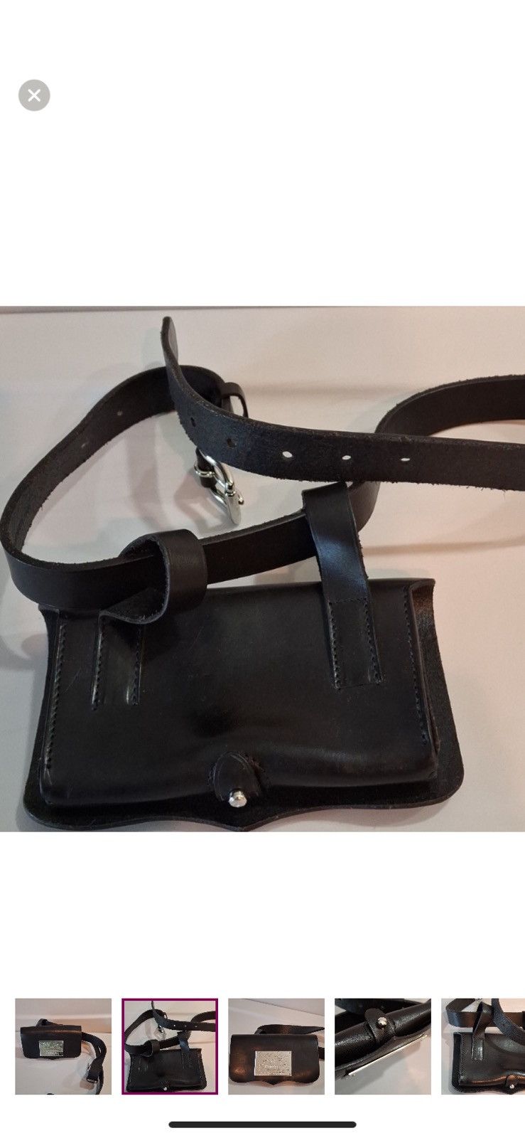 Ralph Lauren Purple Label Very rare vintage saddle, proprietor bag Size ONE SIZE - 2 Thumbnail