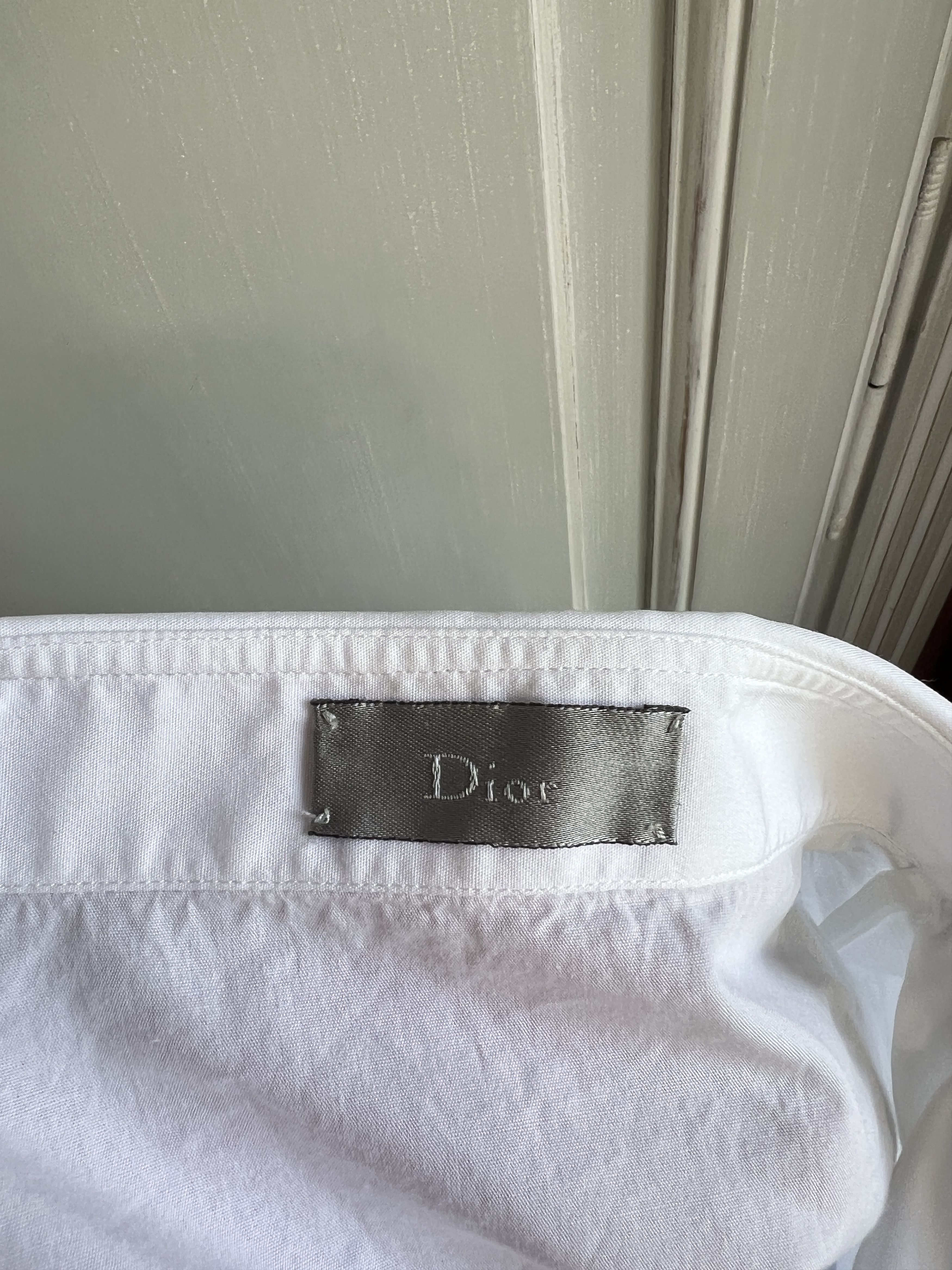 Dior × Hedi Slimane DIOR SHIRT WHITE Size US S / EU 44-46 / 1 - 11 Thumbnail