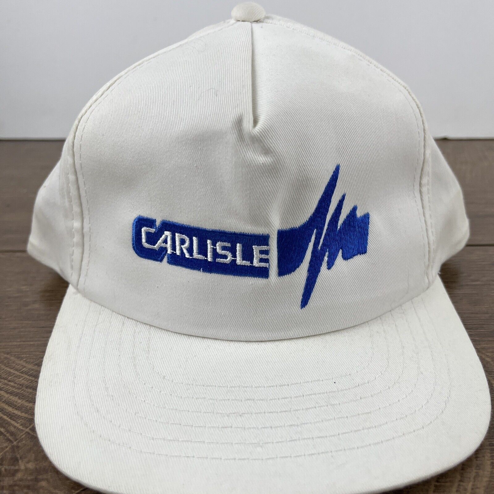 Other Carlisle Hat Carlisle Hat White Hat Adjustable Snapback Adul Size ONE SIZE - 7 Thumbnail