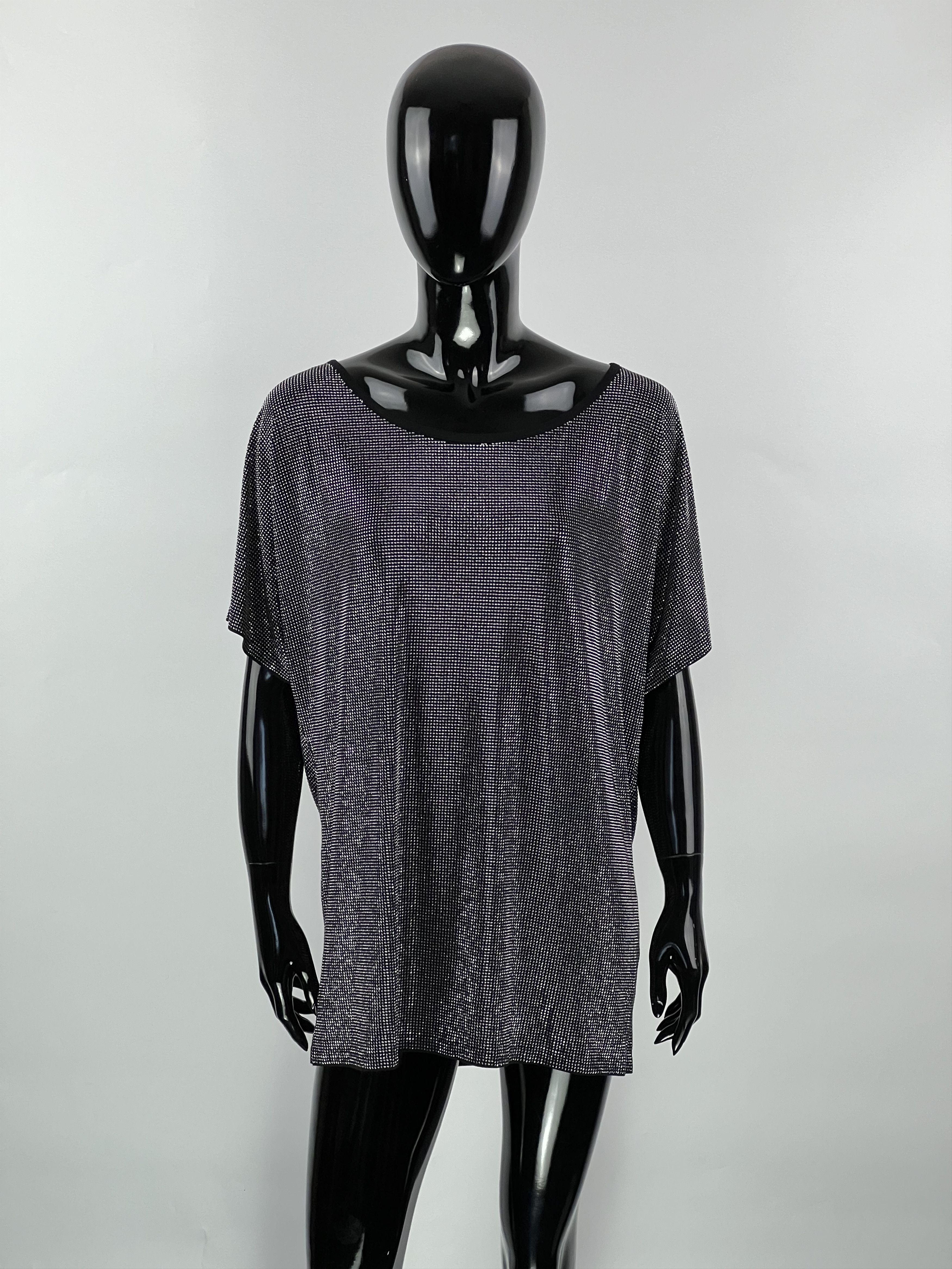 Balmain × Pierre Balmain × Vintage Pierre Balmain Vtg Silver Metal Stones T-Shirt Top Size XS Size XS / US 0-2 / IT 36-38 - 1 Thumbnail