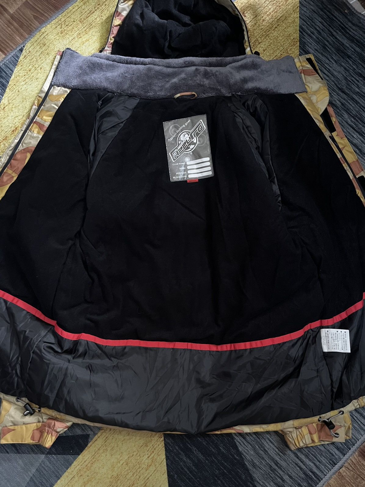 Other 2000s AZZURO camouflage hood waterproof #H4 Size US XL / EU 56 / 4 - 9 Thumbnail