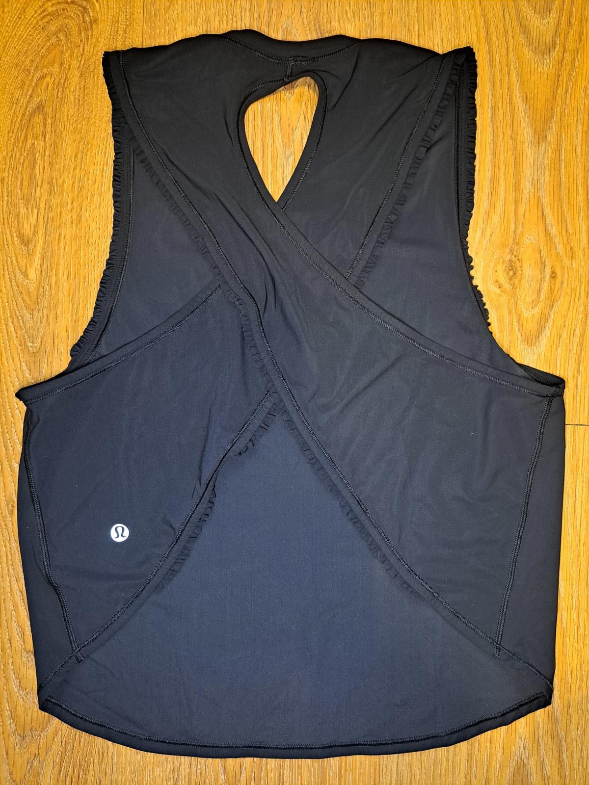 Lululemon Lululemon Women's Black Activewear Top Size ONE SIZE - 1 Thumbnail