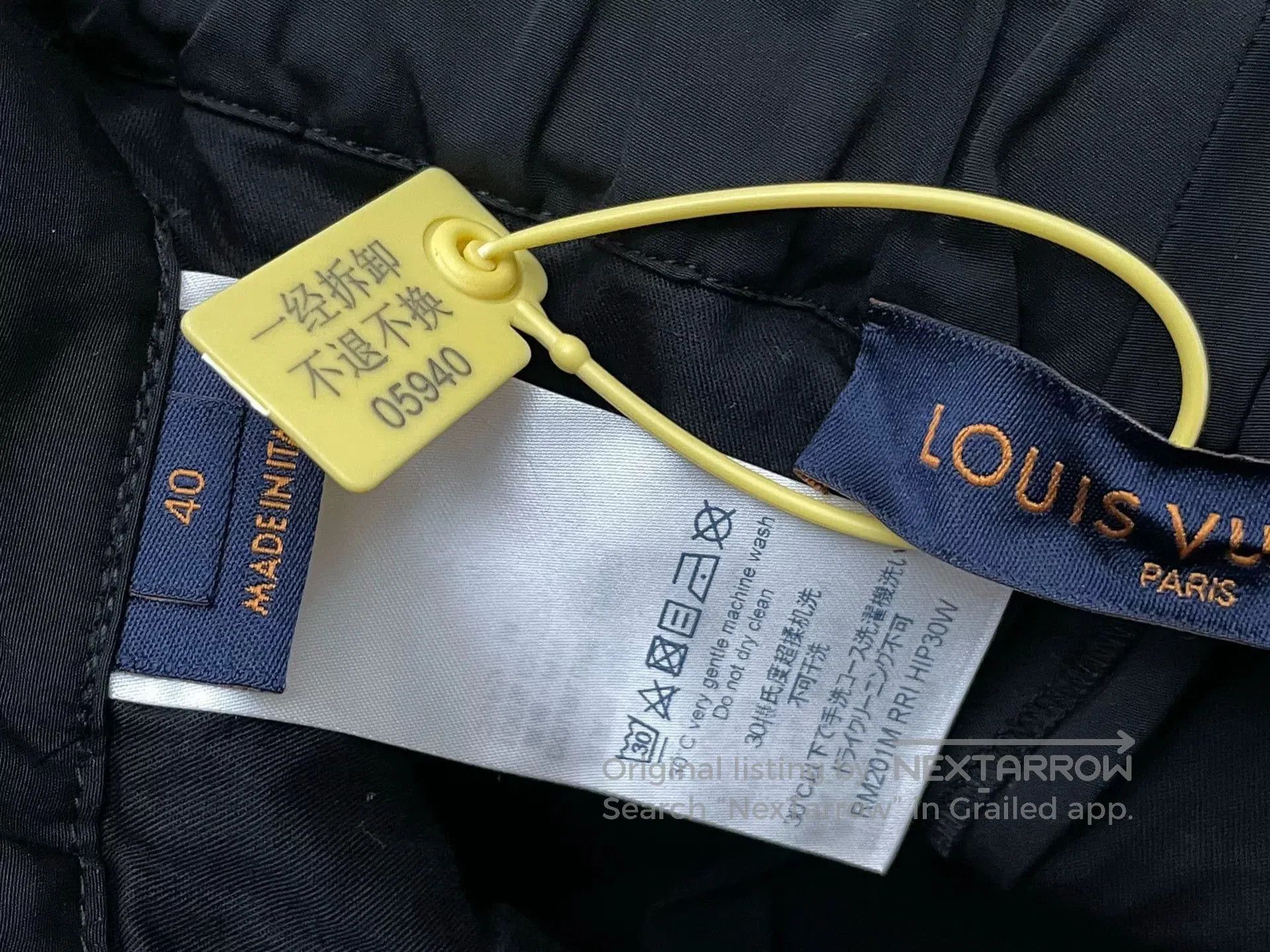 Louis Vuitton Louis Vuitton SS20 Nylon 3D Pocket Cargo Pants. Size US 40 / EU 56 - 6 Thumbnail