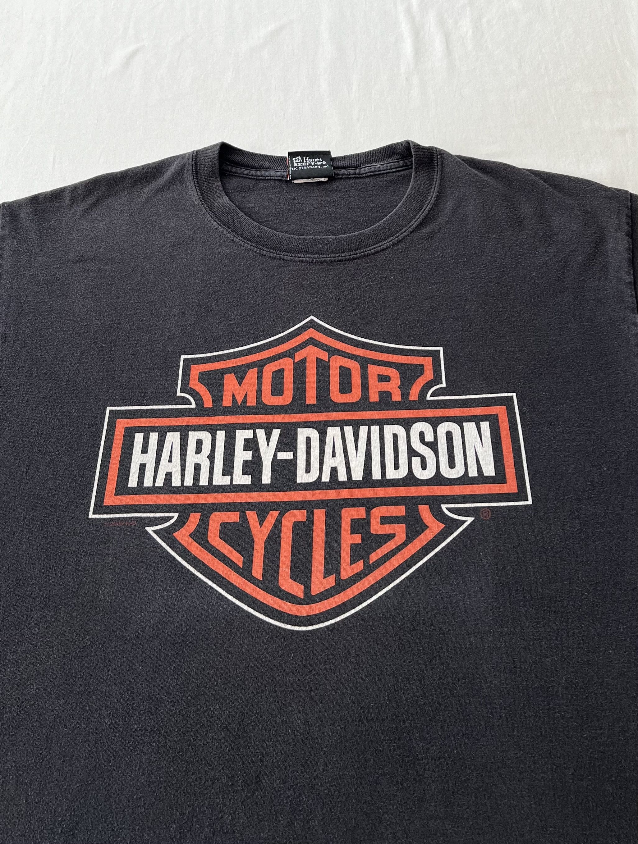 Harley Davidson Vintage 2009 Harley Davidson Switzerland Black T-shirt Size US L / EU 52-54 / 3 - 5 Thumbnail