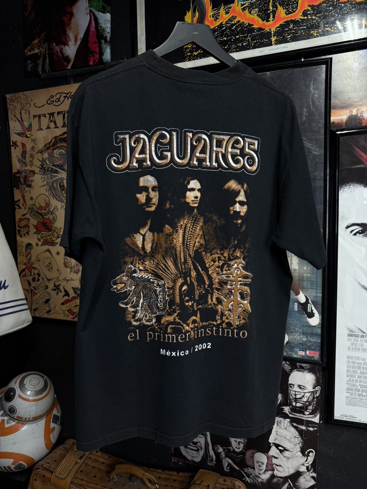 Vintage Vintage 2002 Jaguares Mexico Band T-Shirt Size XLarge Size US XL / EU 56 / 4 - 2 Thumbnail