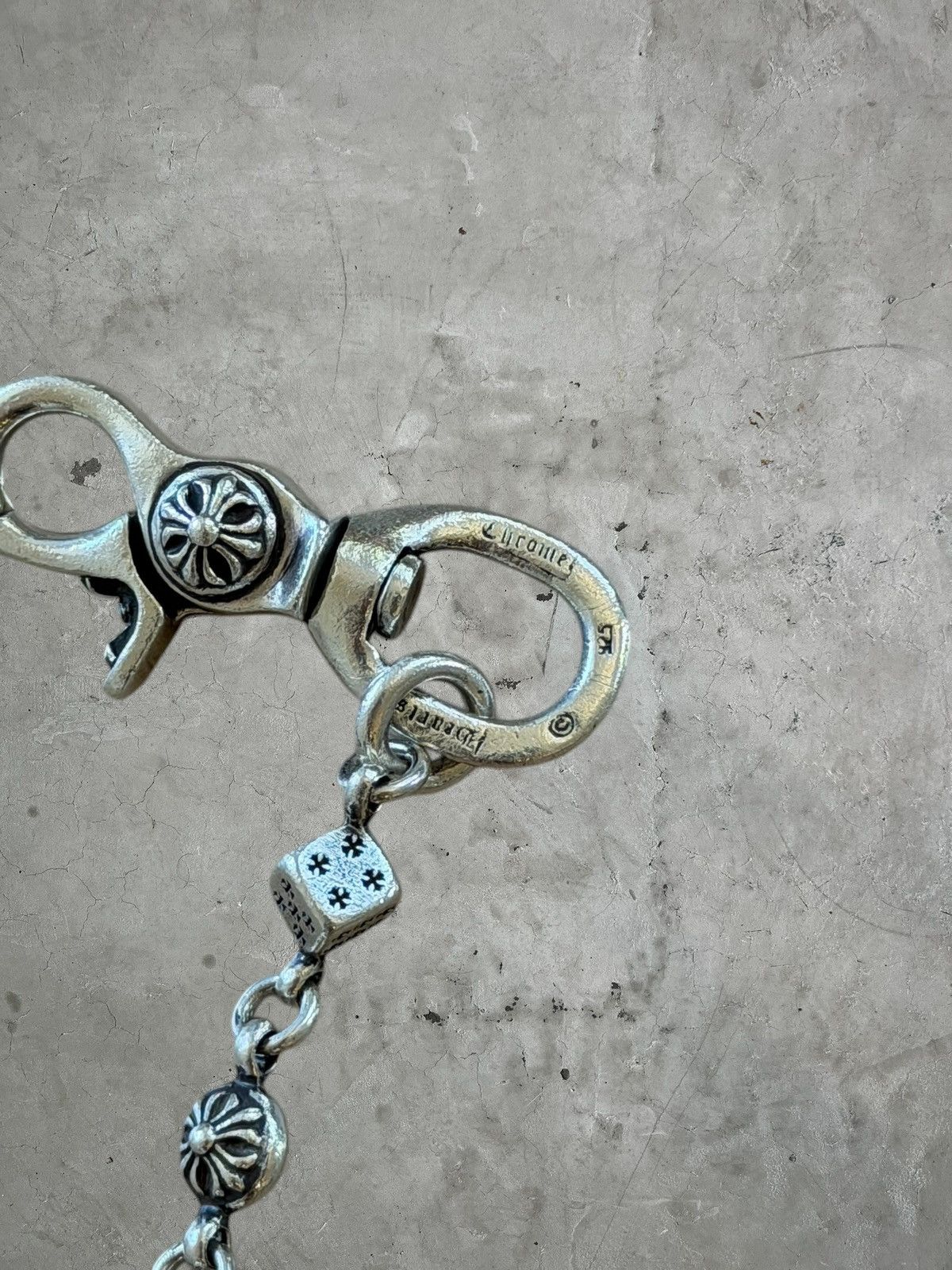 Chrome Hearts Chrome Hearts Dice & Ball Wallet Chain Size ONE SIZE - 6 Thumbnail