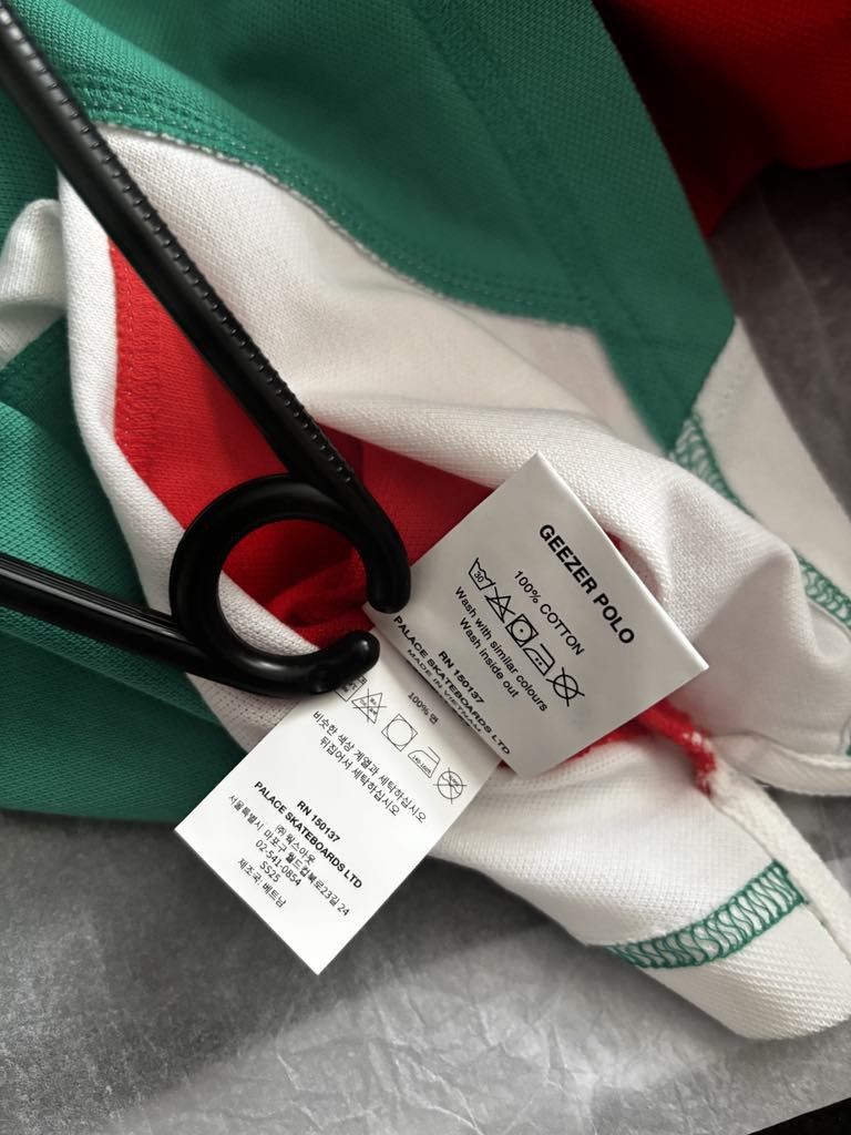 Palace Palace Geezer Polo Red/Green Size US XXL / EU 58 / 5 - 11 Thumbnail
