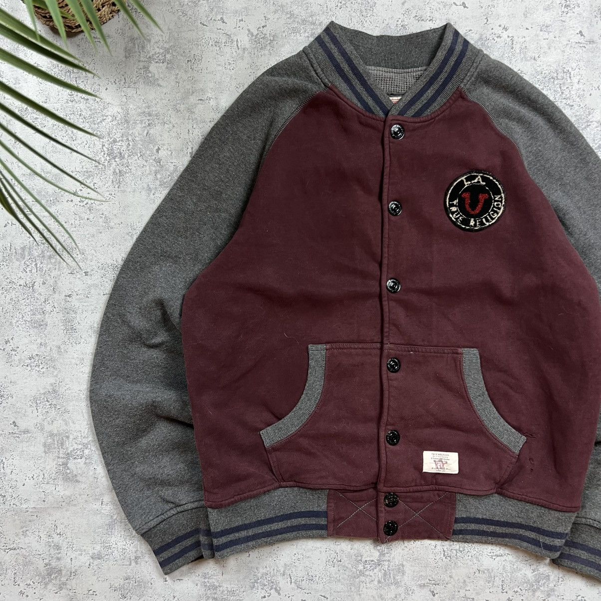 True Religion 00s True Religion California Vintage Y2K Varsity Jacket Size US L / EU 52-54 / 3 - 3 Thumbnail