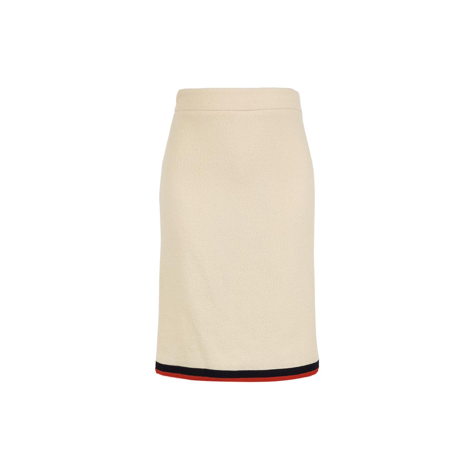 Gucci Gucci Contrast Trim Wool Midi Skirt Size 38 Size 26" / US 2 / IT 38 - 1 Thumbnail