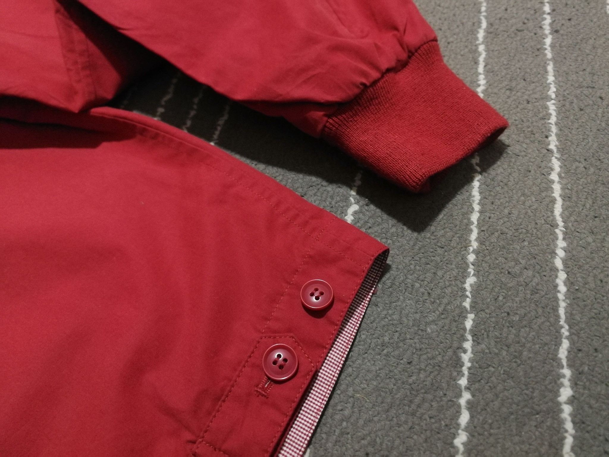 Japanese Brand × Uniqlo Vintage Uniqlo heringgton 2 way S meroon 1973 Size US XS / EU 42 / 0 - 7 Thumbnail