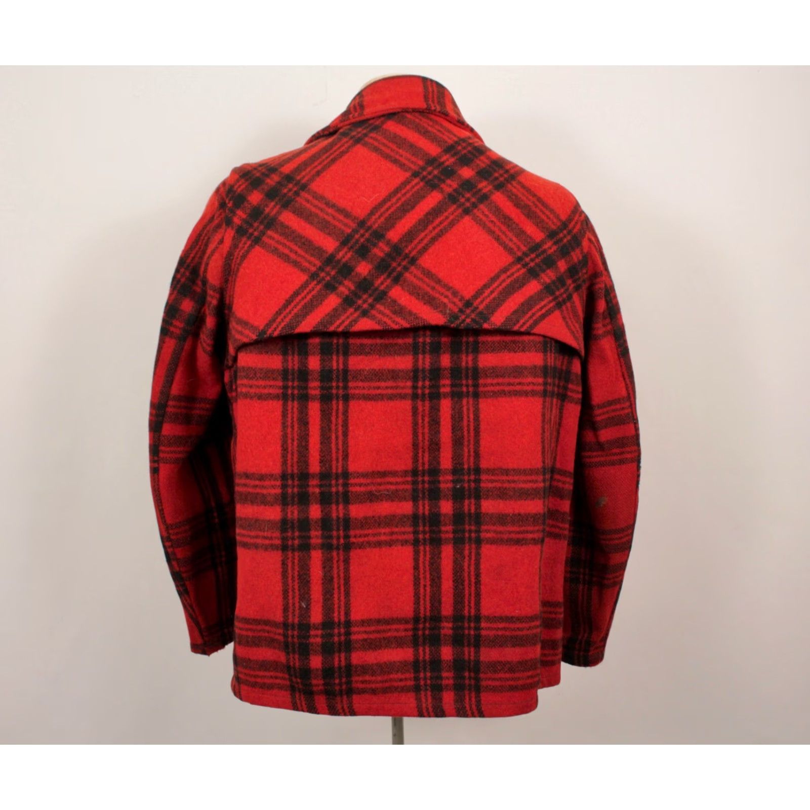Vintage VTG Hercules Wool Hunting Jacket Sz M Red 40s 50s Vintage Mens M Wool Coat Jacket 1950s Red Hercules Size US M / EU 48-50 / 2 - 2 Thumbnail