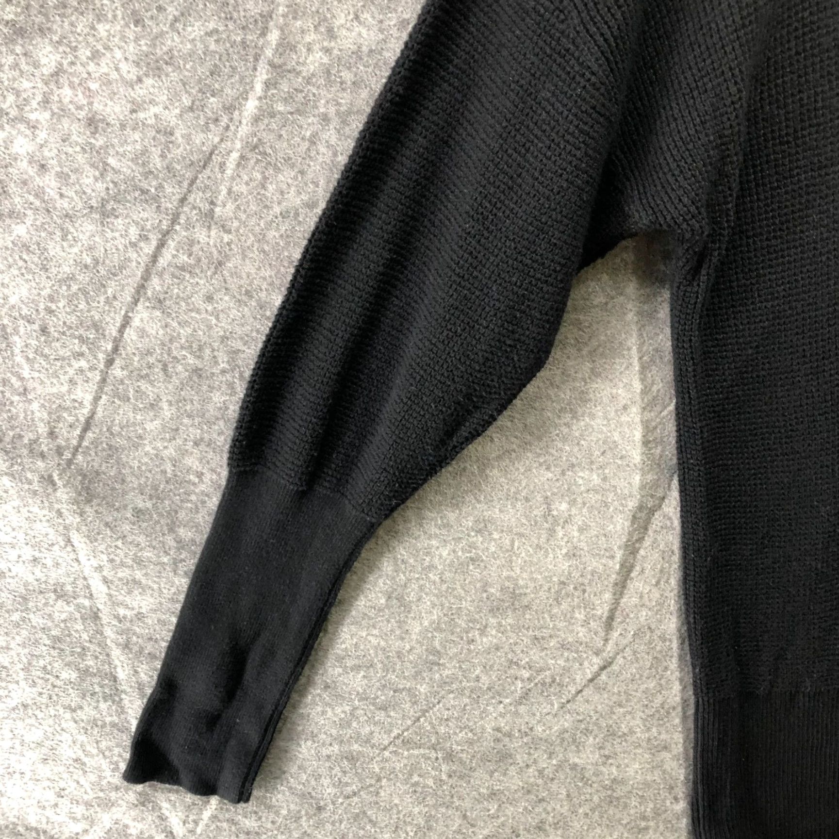Loft LOFT Turtleneck Tunic Sweater Women M Black Cotton Blend Longline Dolman Sleeve Knit Everyday Casual Vintage No Size M / US 6-8 / IT 42-44 - 5 Thumbnail
