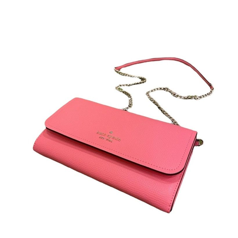Kate Spade Kate Spade Peach Nectar Chain Wallet Crossbody Bag New Size ONE SIZE - 4 Thumbnail