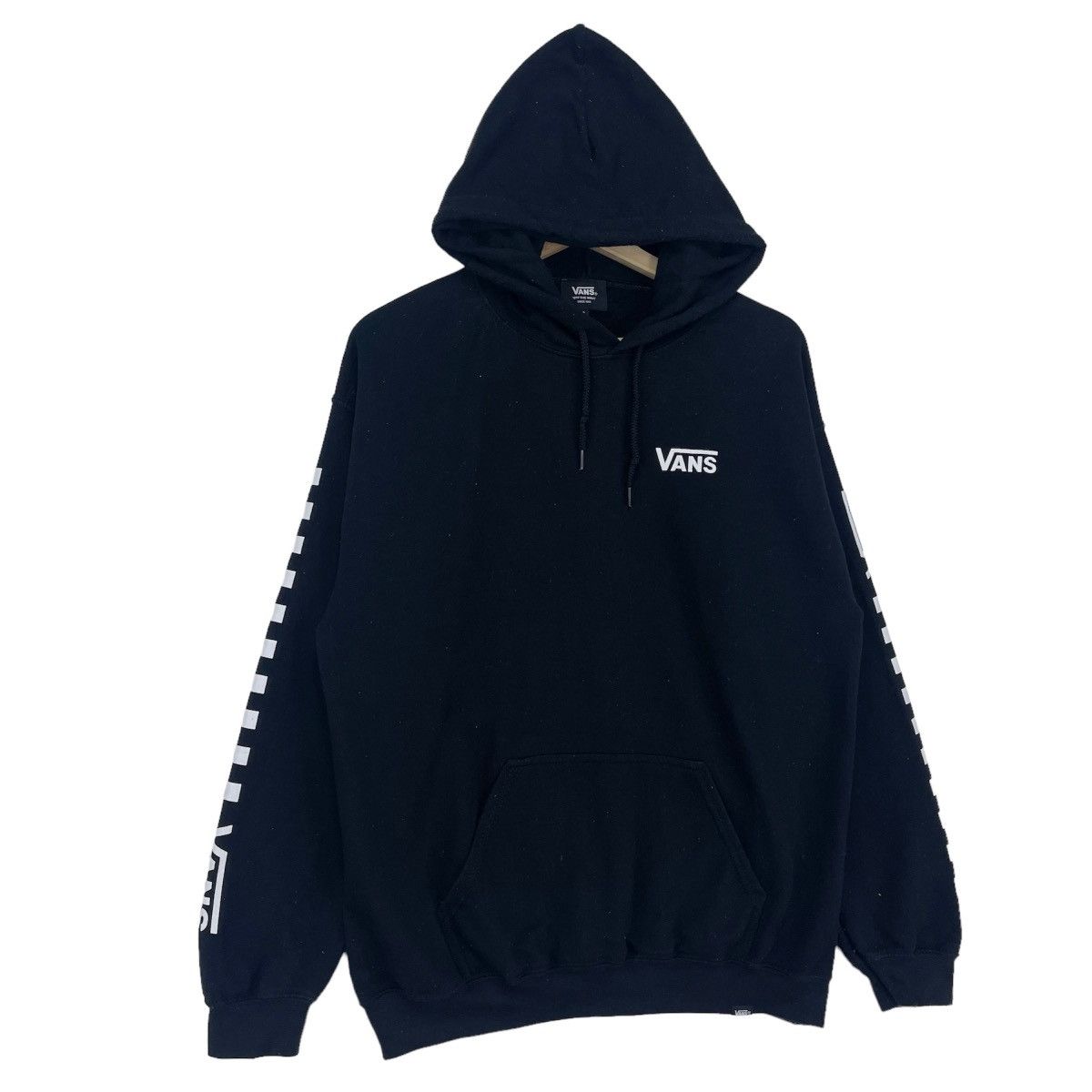 Vans × Vintage Vans Off The Wall Black Hoodie Size US M / EU 48-50 / 2 - 6 Thumbnail