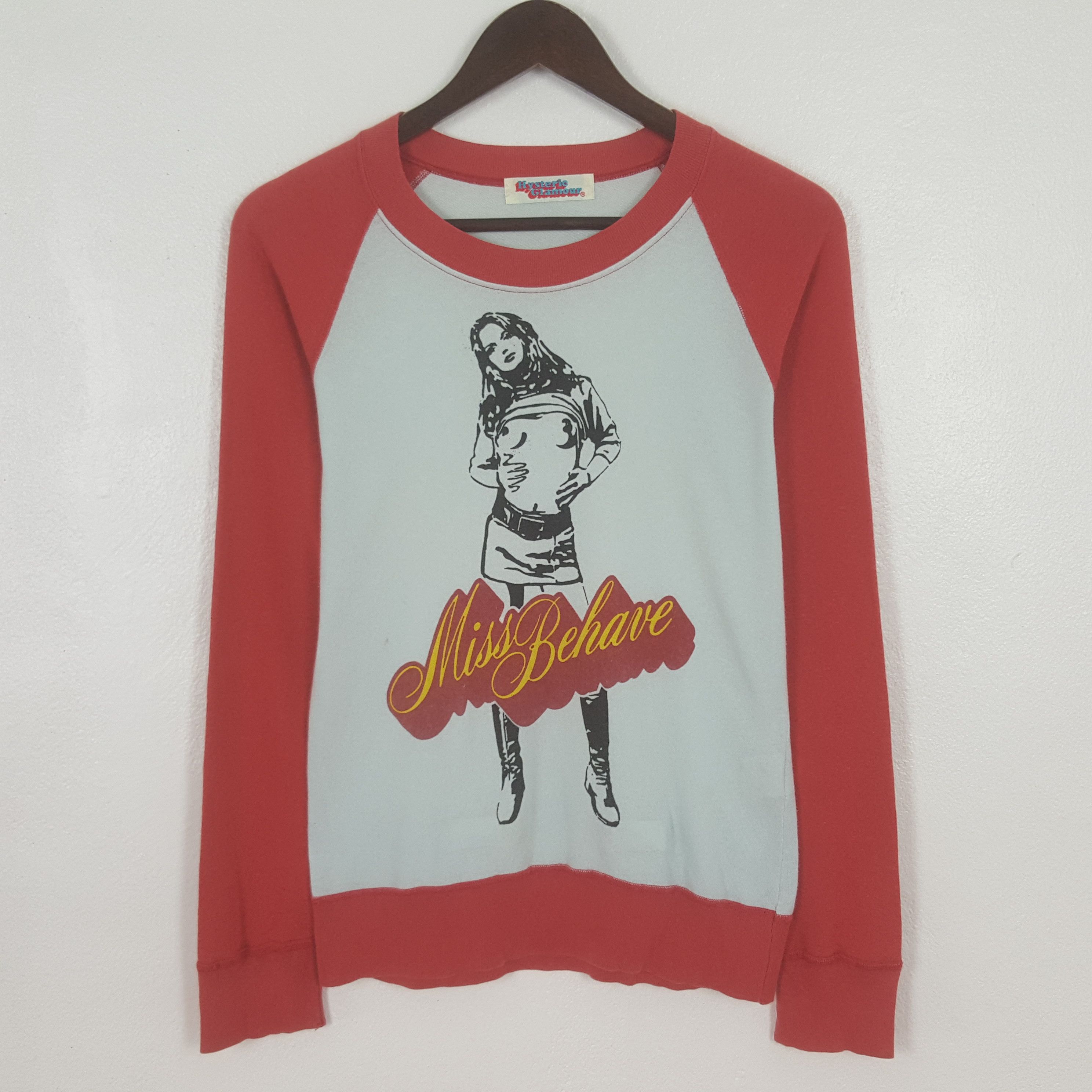 Hysteric Glamour Vintage Hysteric Glamour Miss Behave Sweatshirt Size US XS / EU 42 / 0 - 1 Thumbnail