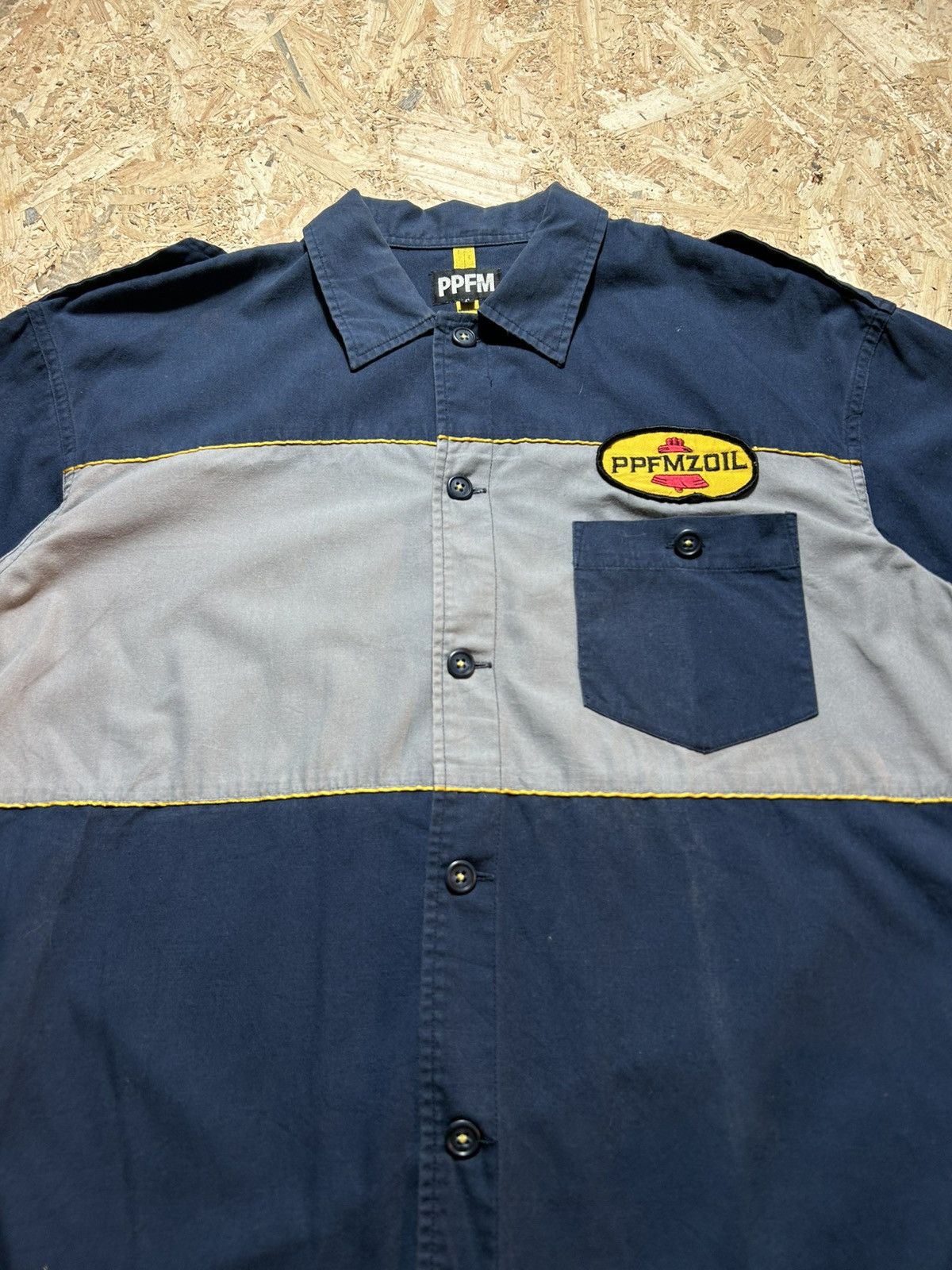 PPFM PPFM Penzoil Parody Button Up Work Shirt Size US M / EU 48-50 / 2 - 2 Thumbnail