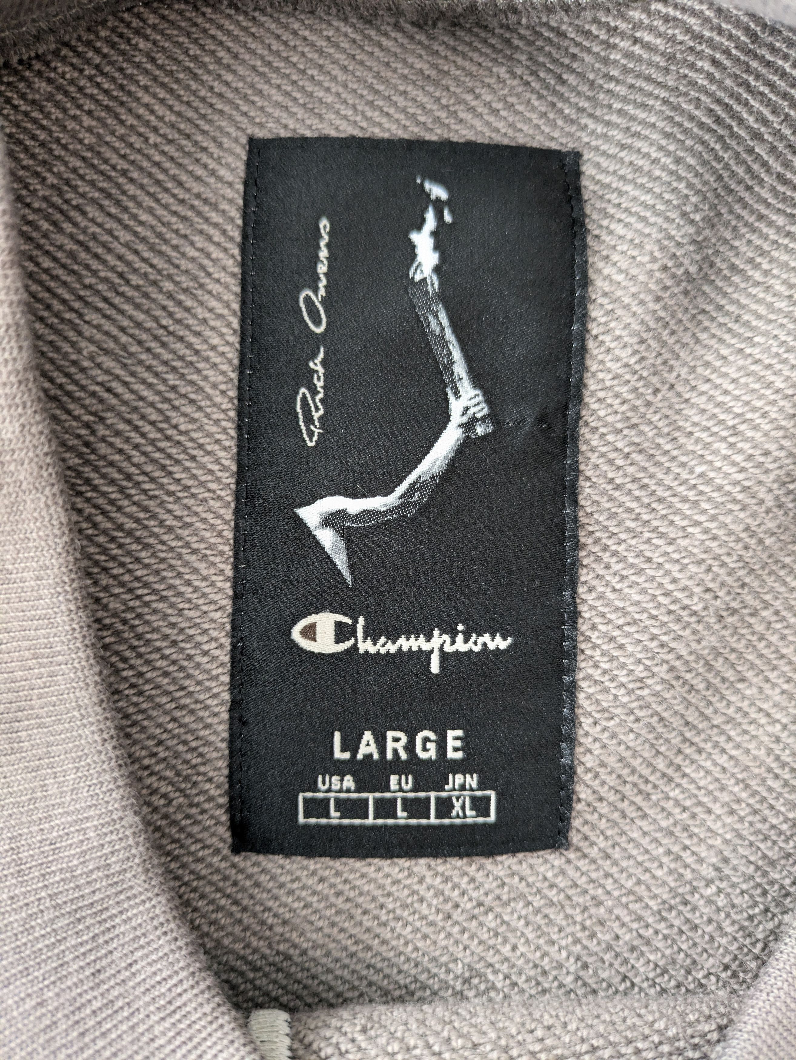 Champion × Rick Owens Logo Embroidered Crewneck Size US L / EU 52-54 / 3 - 4 Thumbnail