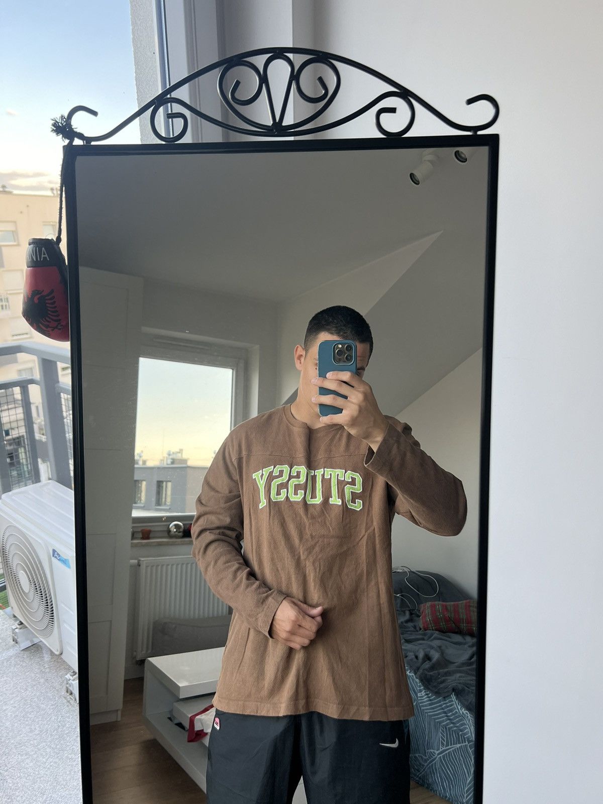 Stussy 00’s STUSSY SPELLOUT Y2K CREWNECK BIG LOGO LONGSLEEVE Size US L / EU 52-54 / 3 - 3 Thumbnail