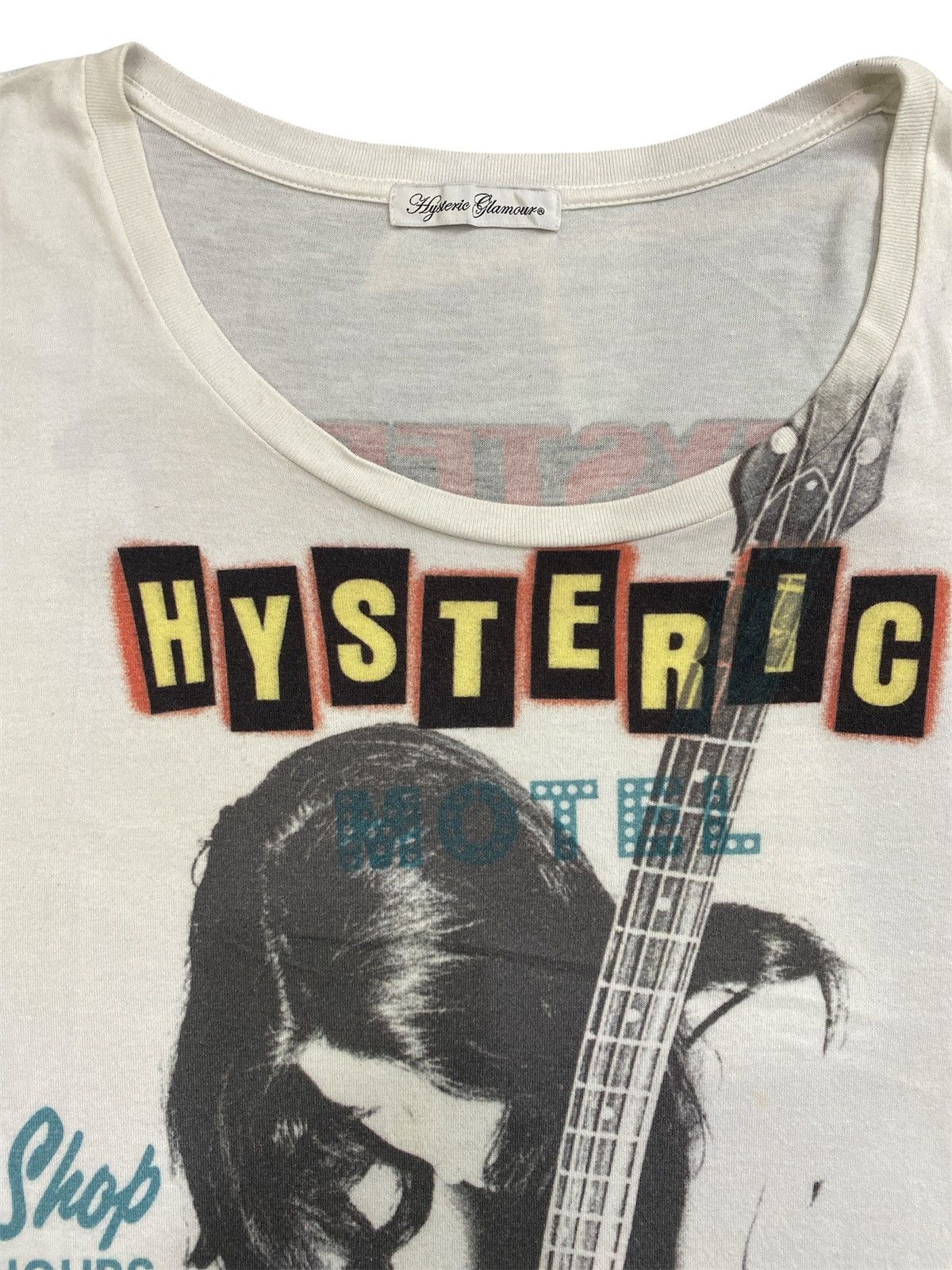 Hysteric Glamour Vintage Hysteric Glamour Guitar Girl Tee Size M / US 6-8 / IT 42-44 - 4 Thumbnail