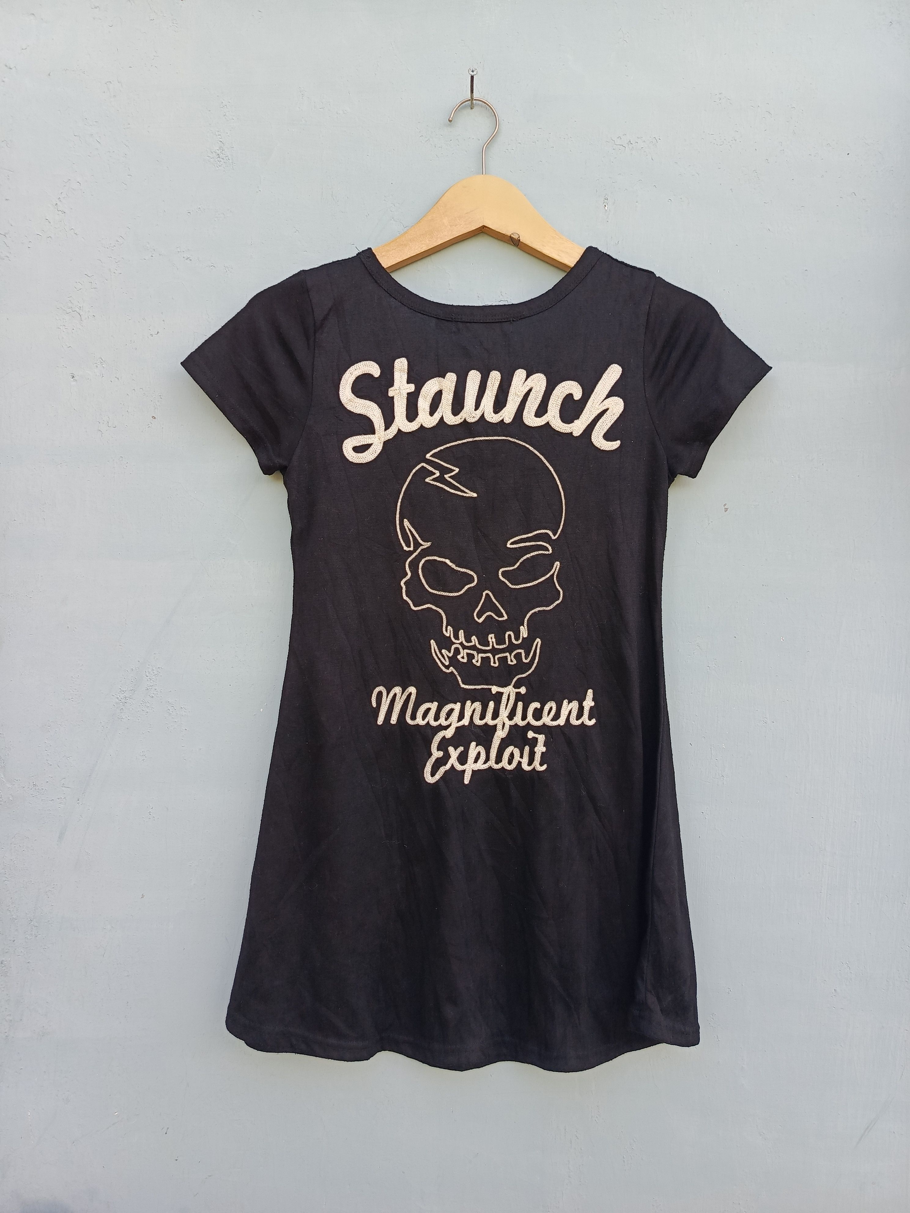 Japanese Brand Galyge Staunch Skull Top – Edgy Street Style Size M / US 6-8 / IT 42-44 - 1 Thumbnail