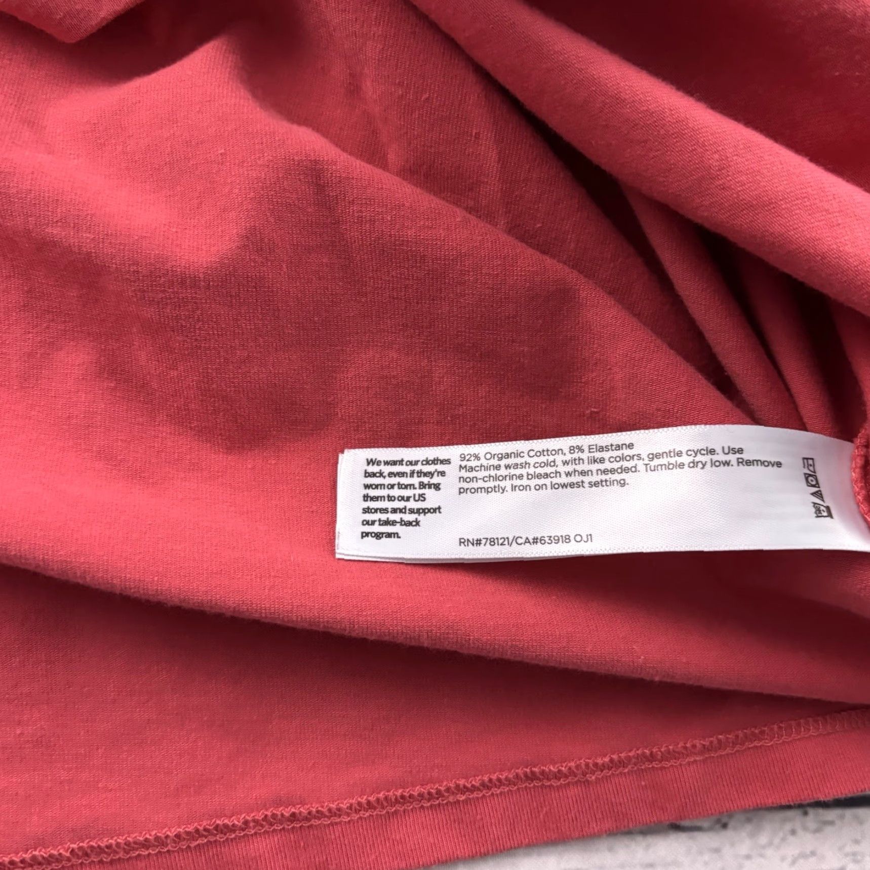 Eileen Fisher Eileen Fisher Pink Short Sleeve Mock Neck Organic Cotton Top Women's XL Blouse Size XL / US 12-14 / IT 48-50 - 5 Thumbnail