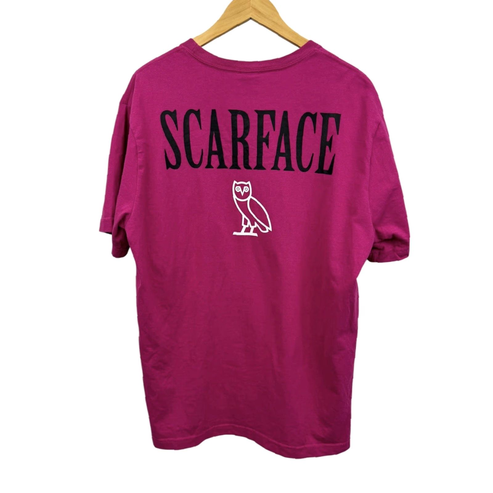 Vintage OVO Scarface T Shirt Pink Fuchsia Drake Tony Montana L Men Regular Rare Size US L / EU 52-54 / 3 - 2 Thumbnail