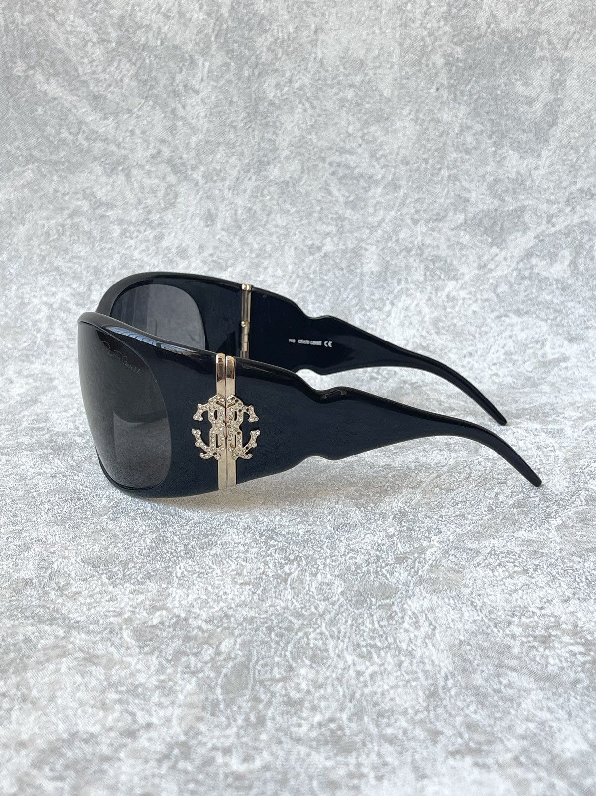 Roberto Cavalli Roberto Cavalli Demodoco 224S Sunglasses Y2K Swarovski Logo Size ONE SIZE - 4 Thumbnail