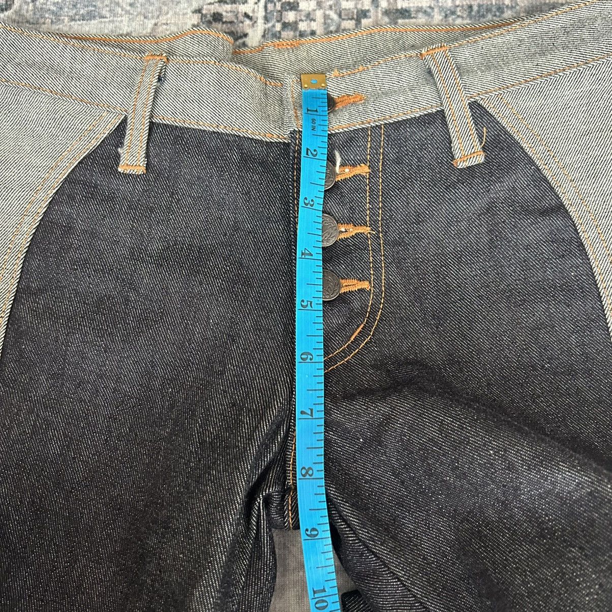 Japanese Brand Super Flared Rockstar Punk Jeans Size US 28 / EU 44 - 19 Thumbnail