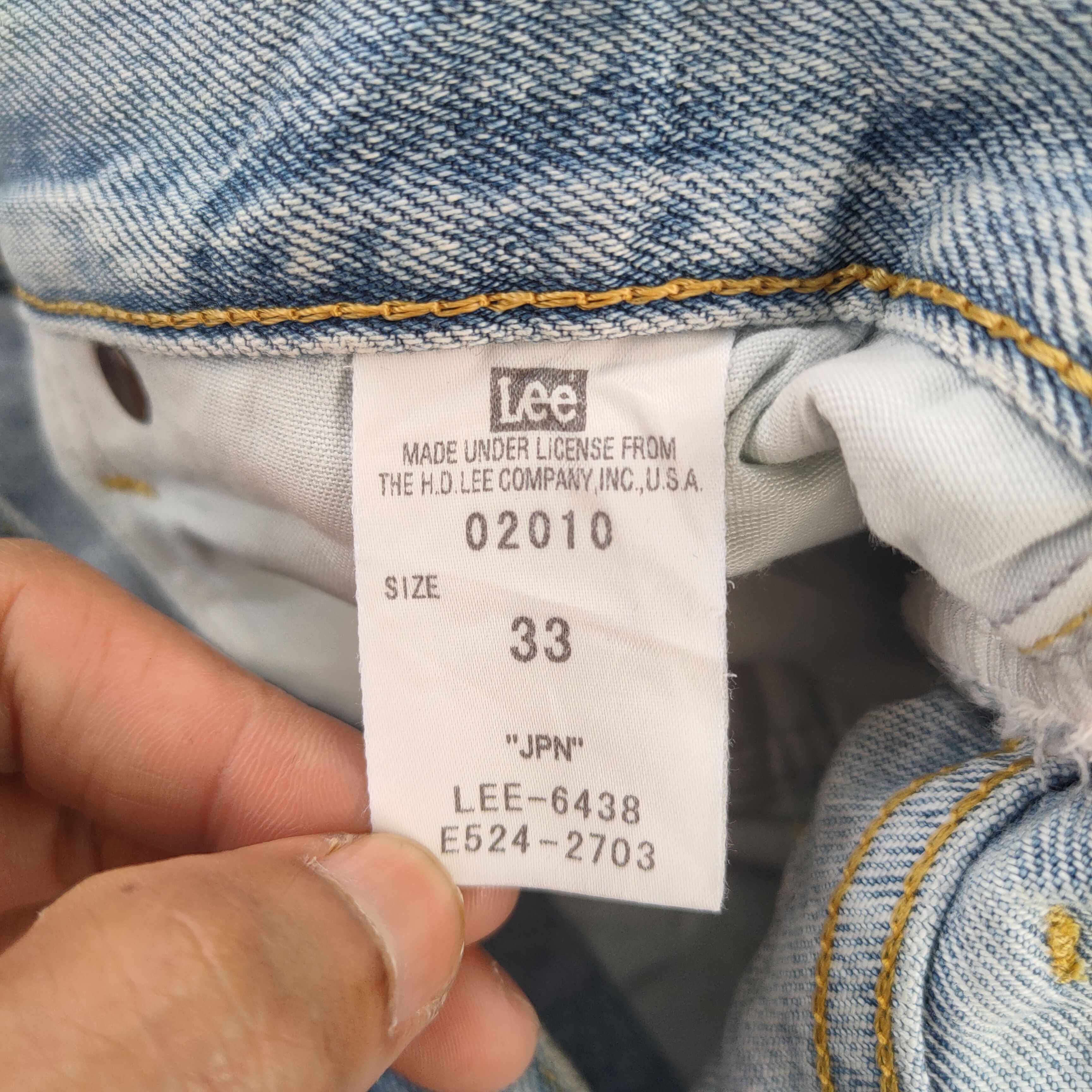 Lee W34 VINTAGE LEE RIDERS FADED RIPPED JEANS DENIM PANTS Size US 34 / EU 50 - 14 Thumbnail