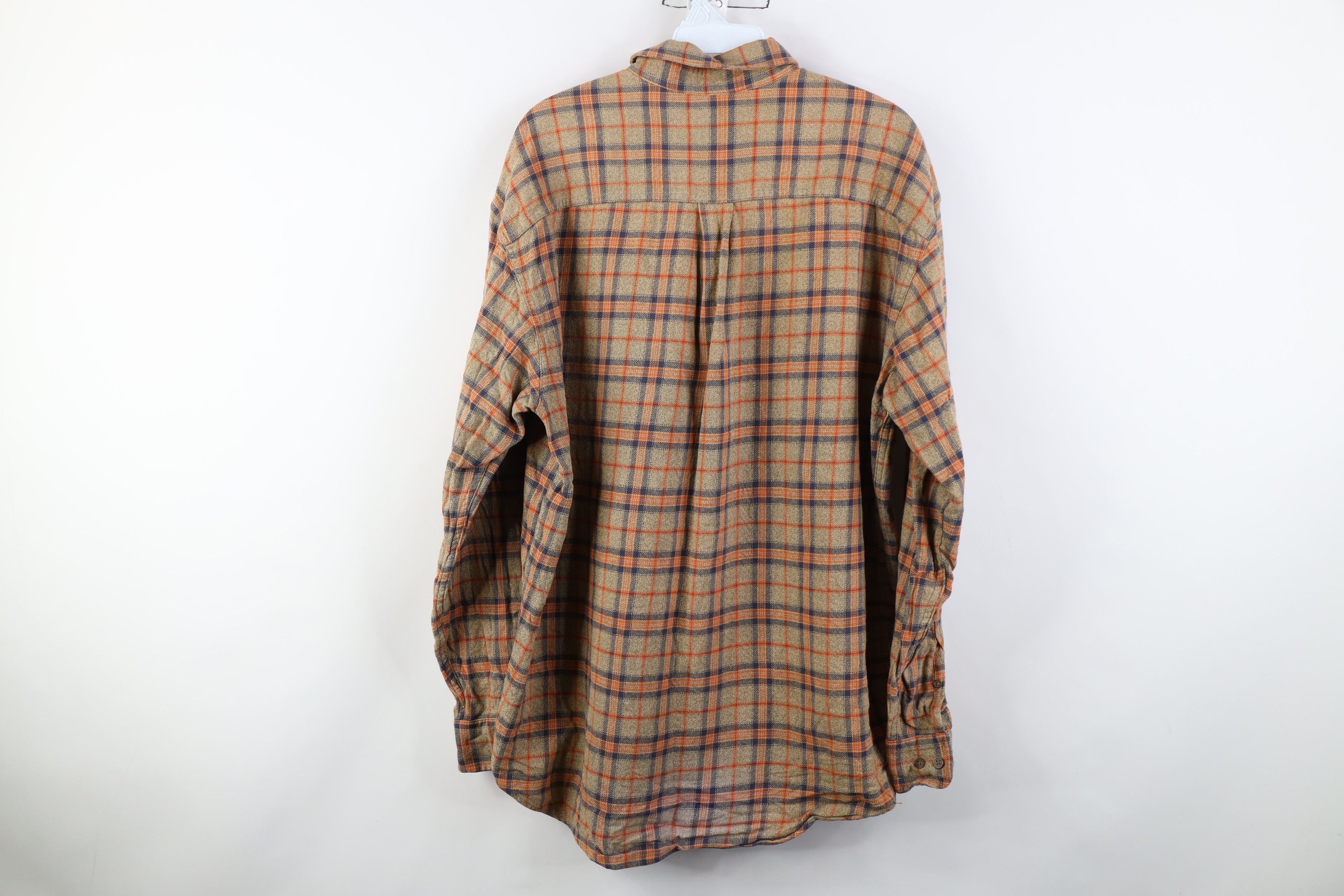 Vintage Vintage 90s Streetwear Flannel Collared Button Down Shirt Size US L / EU 52-54 / 3 - 9 Thumbnail
