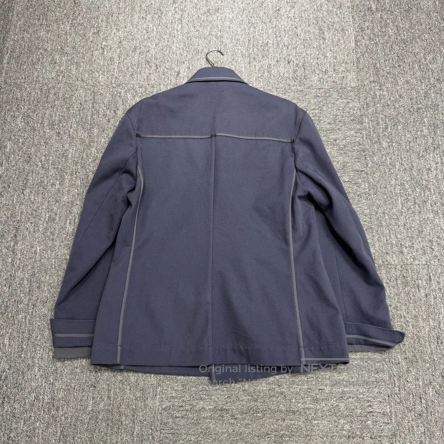 Dior Dior Purple denim suit jacket| Size 50R - 2 Thumbnail