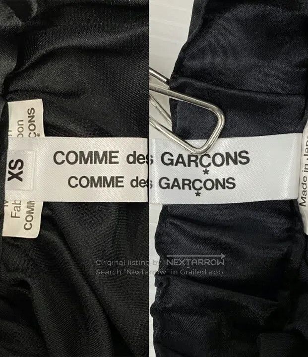 Comme des Garcons Comme des Garcons size XS Black vintage panel skirt Size 22" - 4 Thumbnail