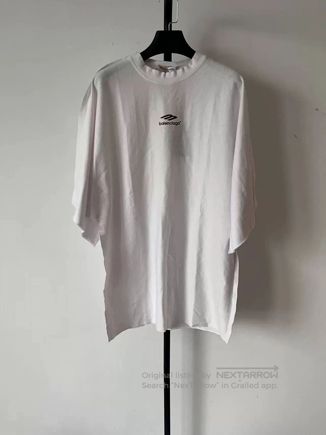 Balenciaga Balenciaga Logo Print Loose Crewneck T. Size US XXS / EU 40 - 1 Thumbnail
