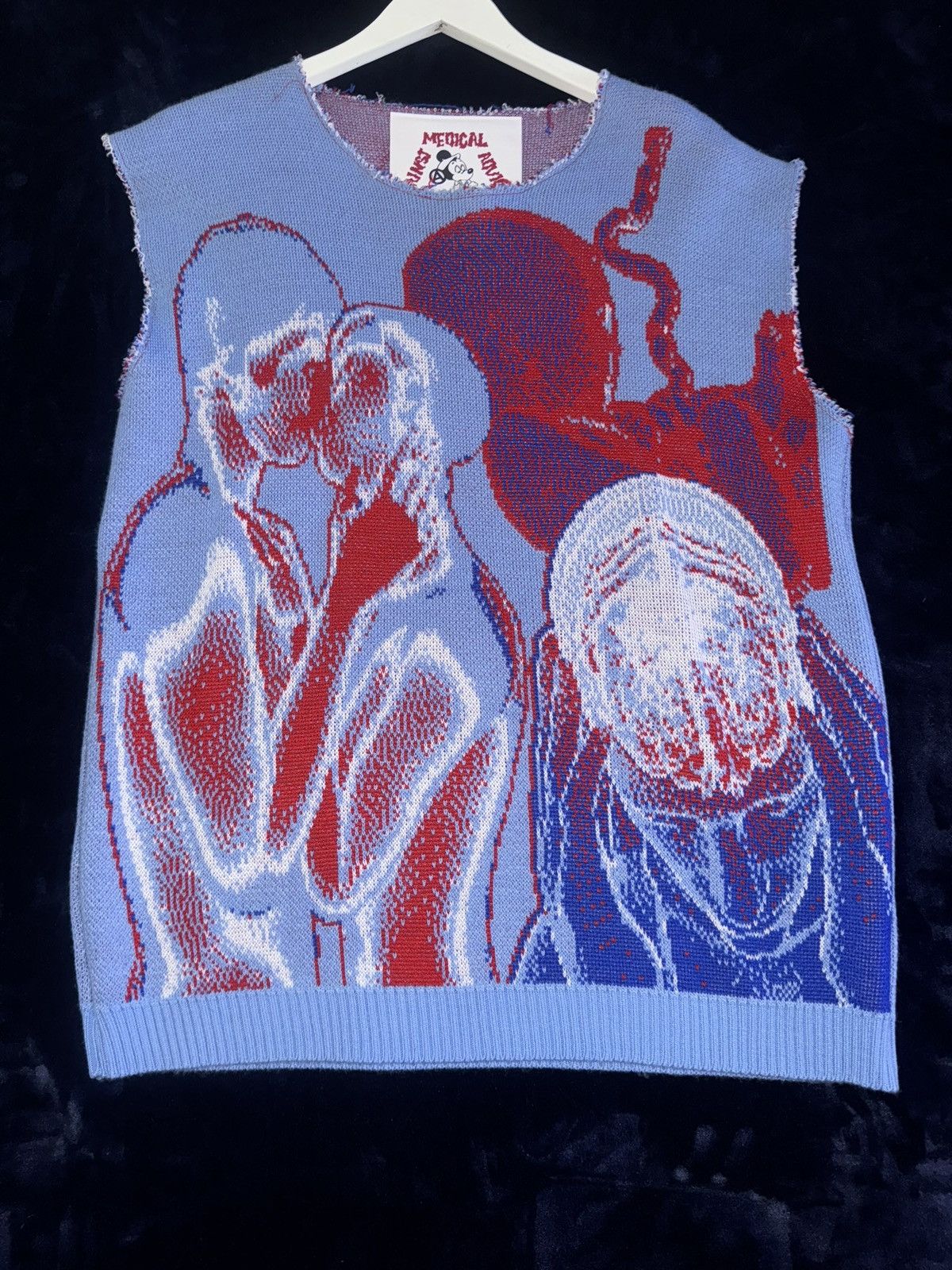 Other Against Medical Advice Knit Vest Size US L / EU 52-54 / 3 - 2 Thumbnail