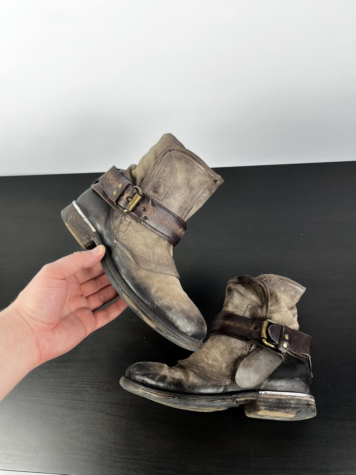 A.S.98 Airstep leather avant garde boots size 37 Size US 6 / IT 36 - 2 Thumbnail